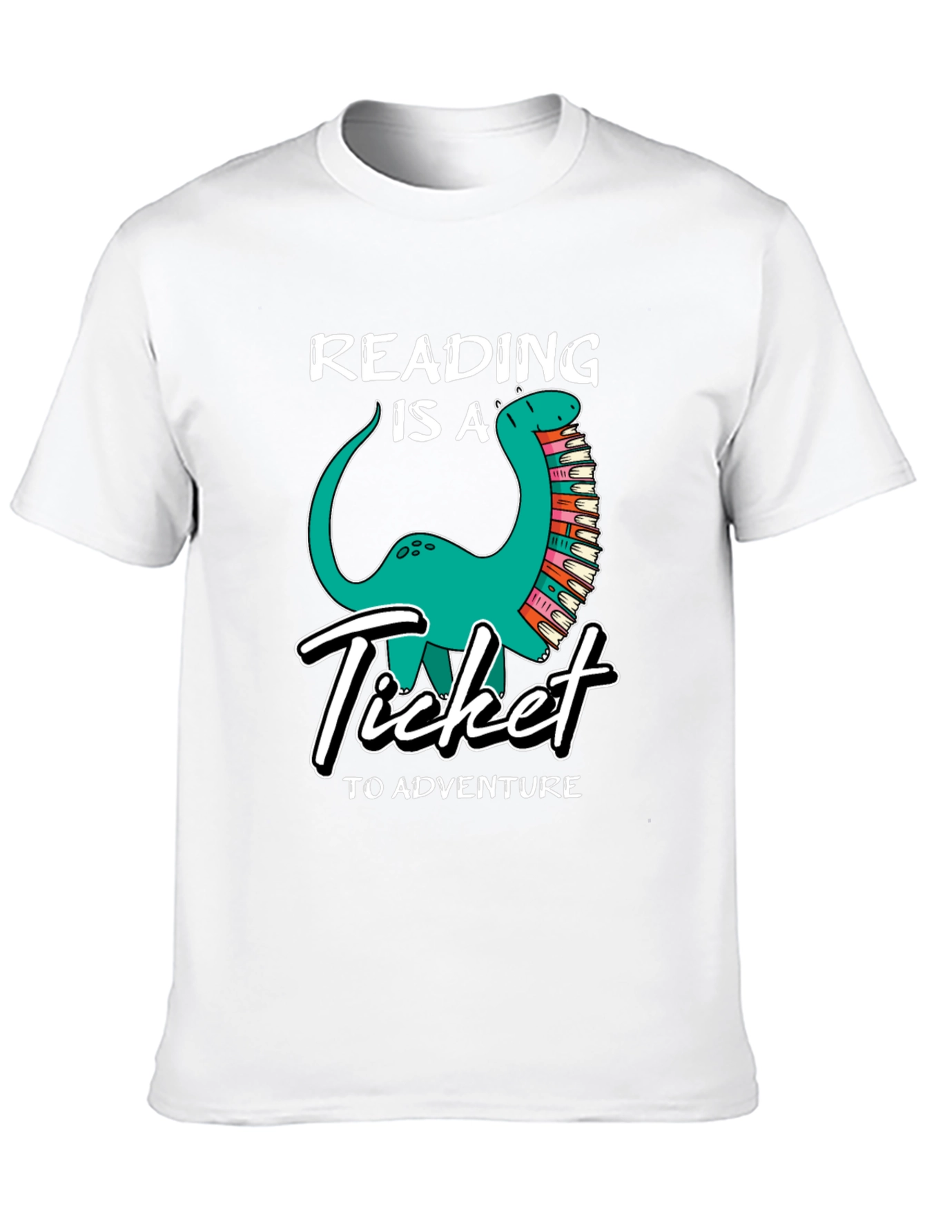 Reading Dinosaur Graphic Tee