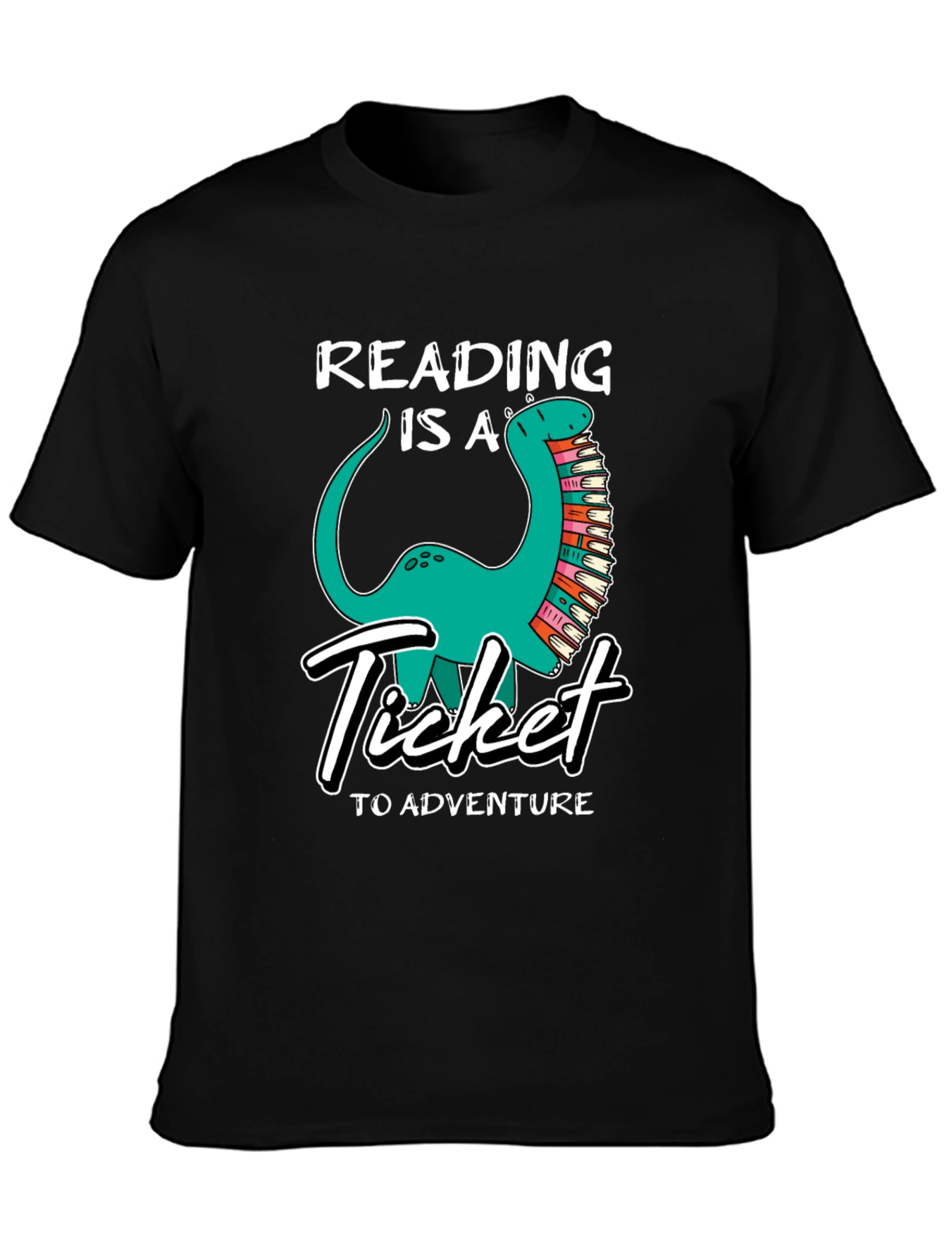 Reading Dinosaur Graphic Tee