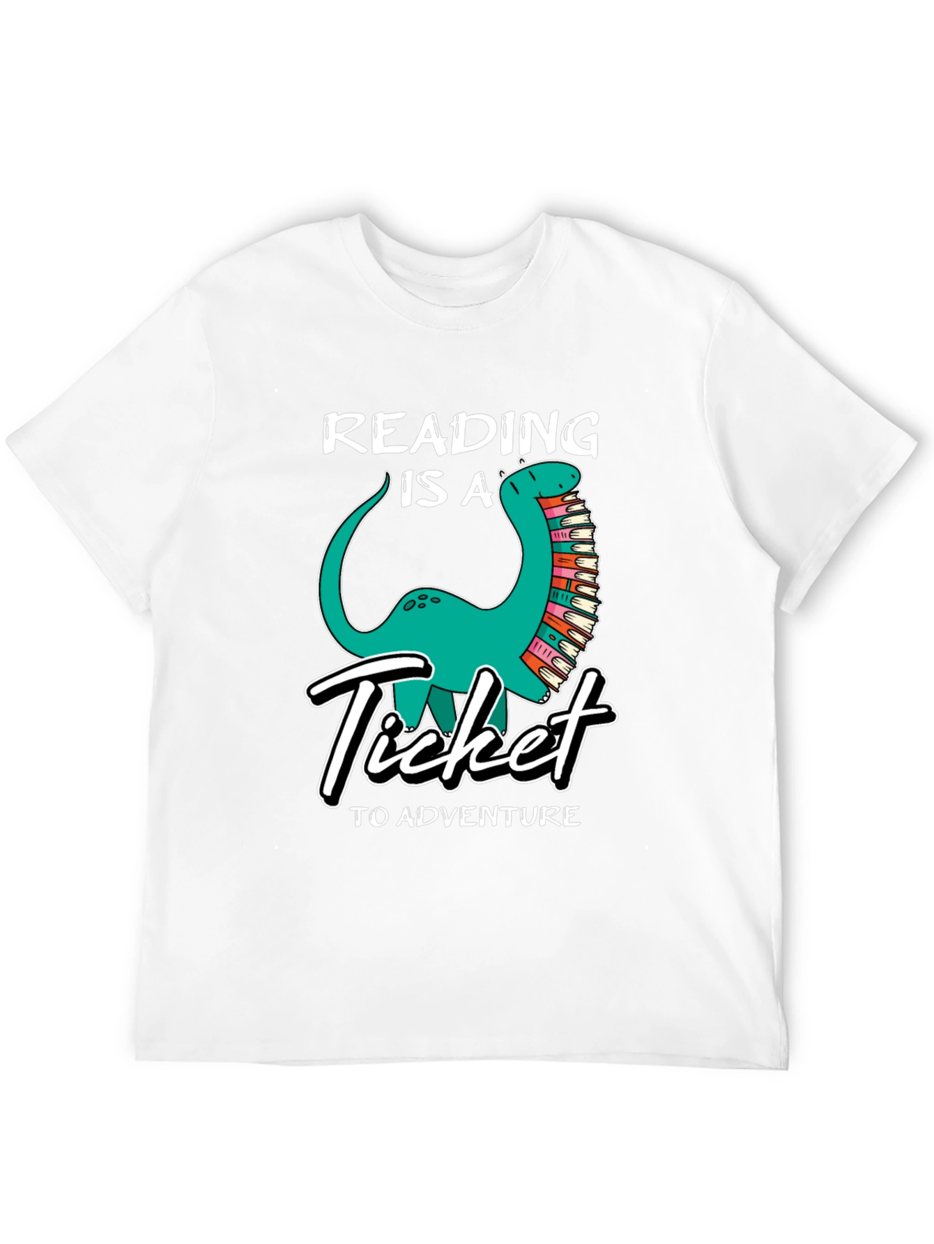 Reading Dinosaur Graphic Tee
