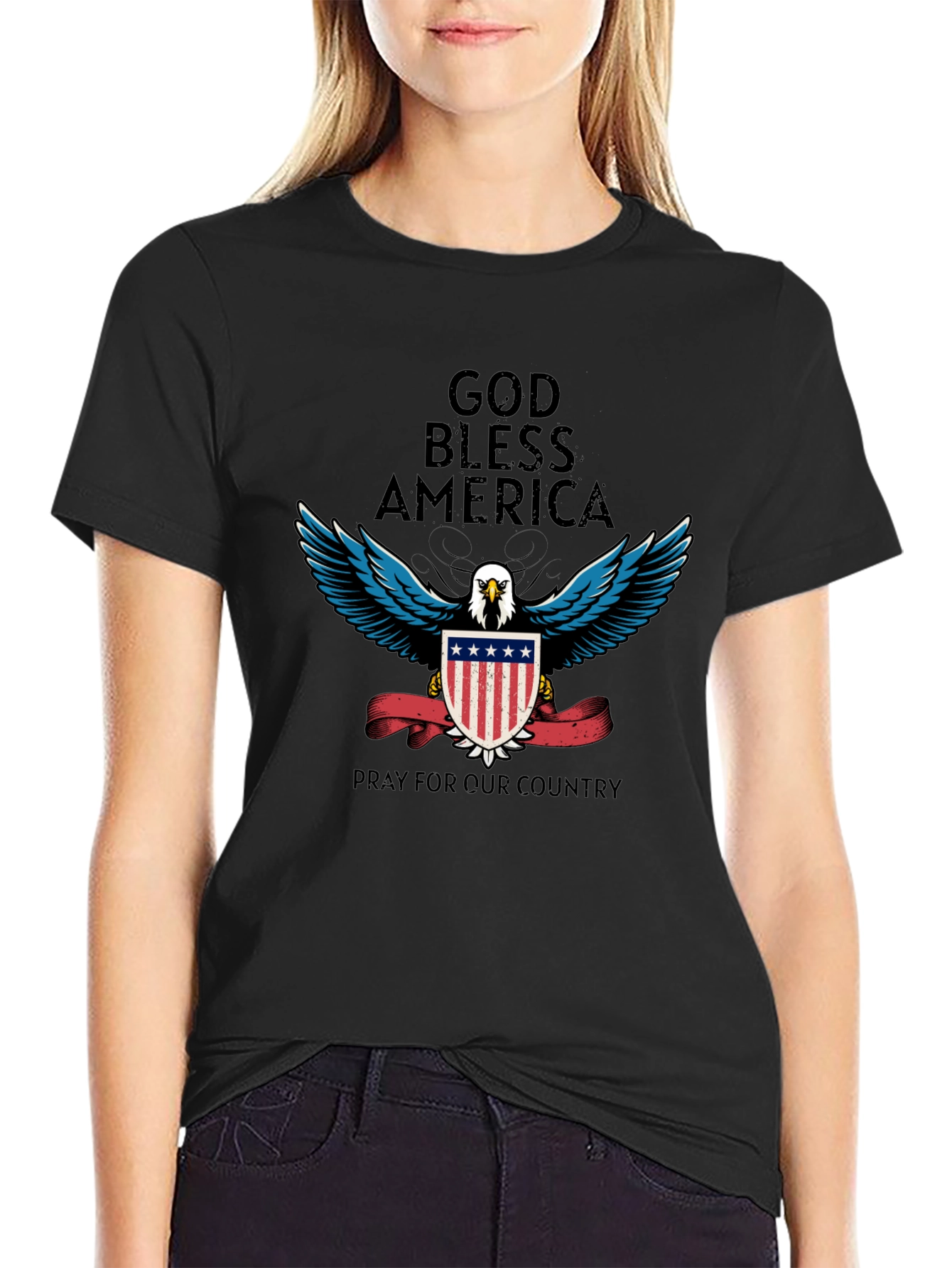 God Bless America Patriotic T-Shirt