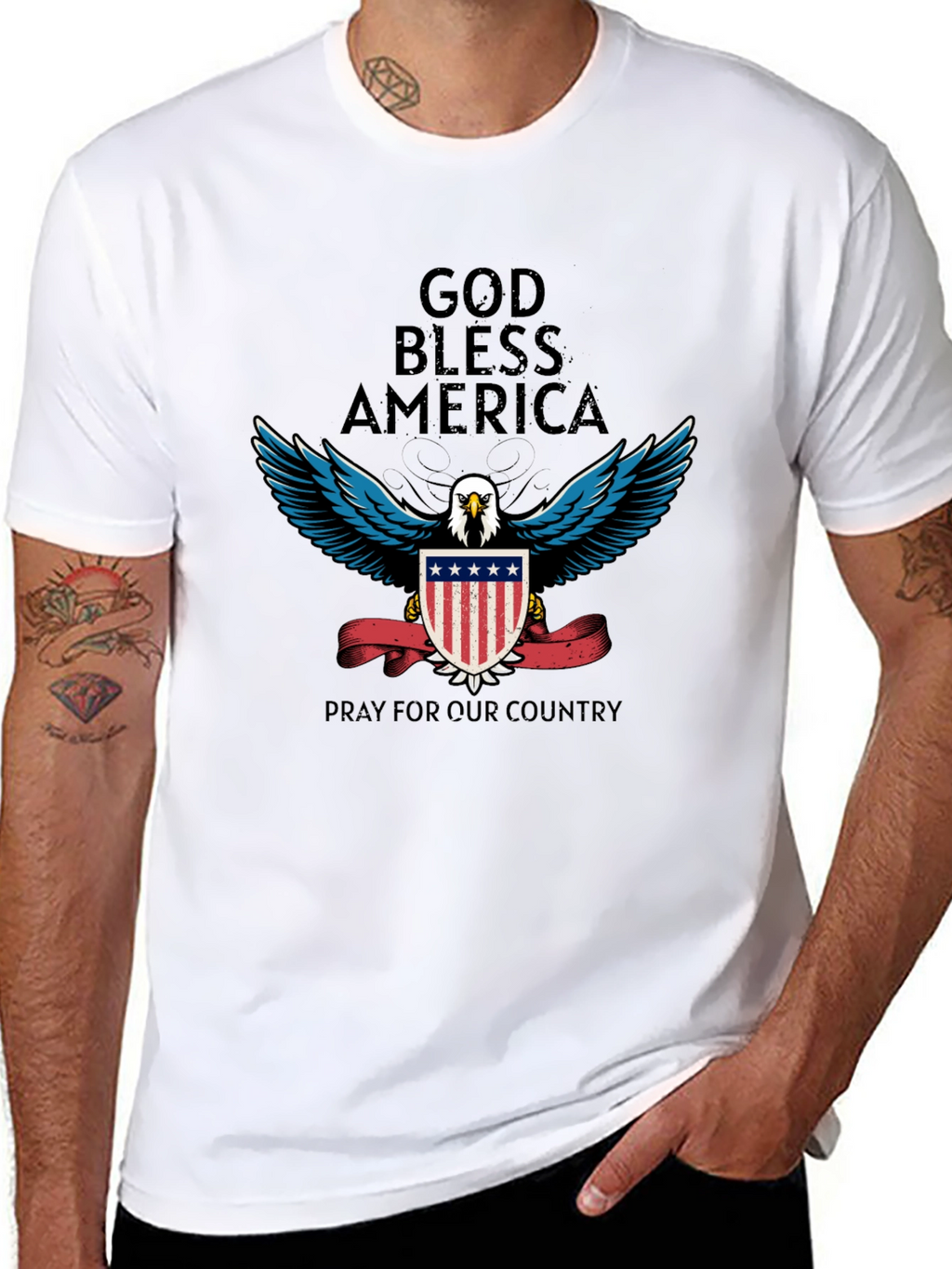 God Bless America Patriotic T-Shirt