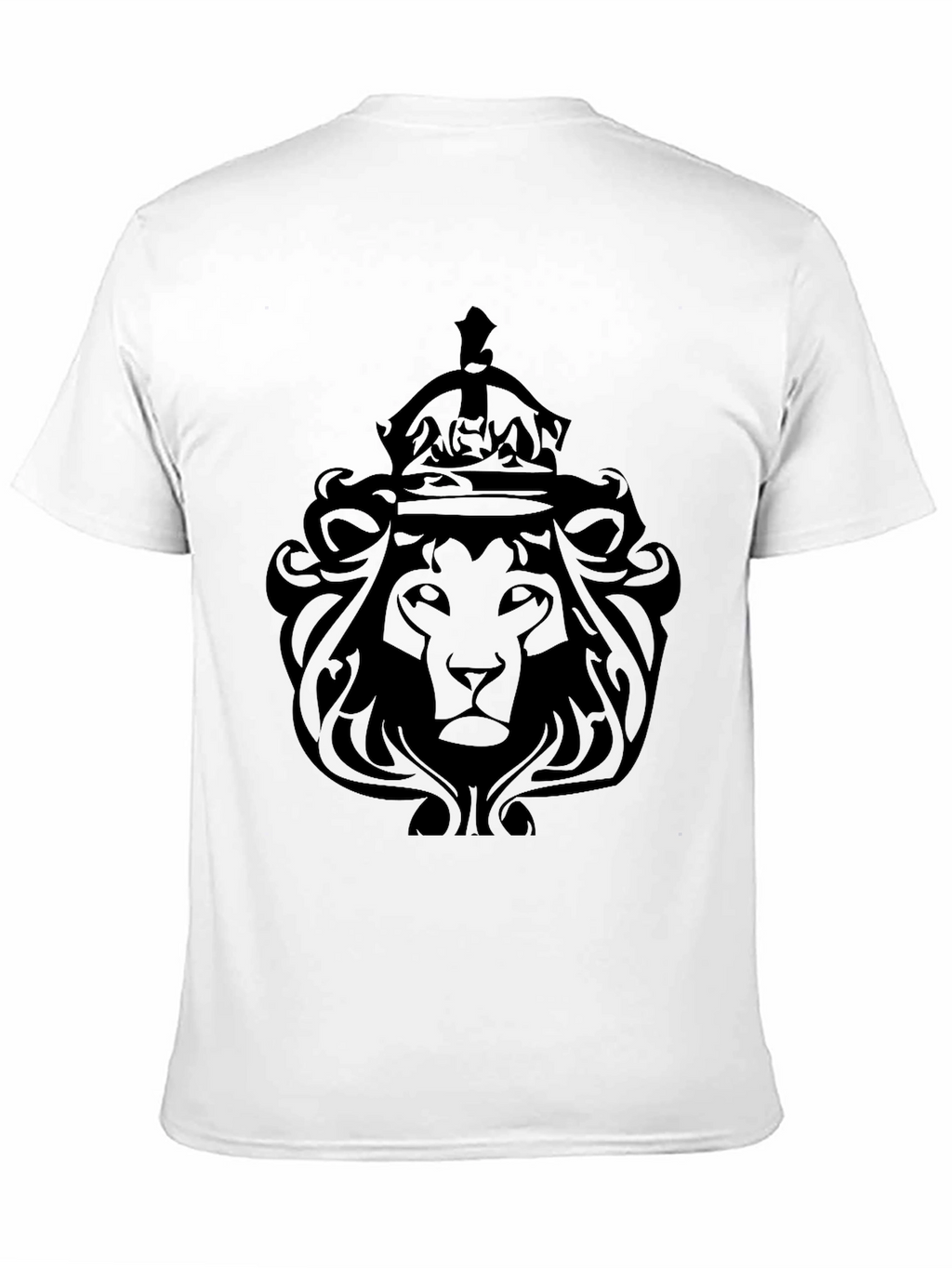 Lion King Graphic Tee - Black Crew Neck T-Shirt