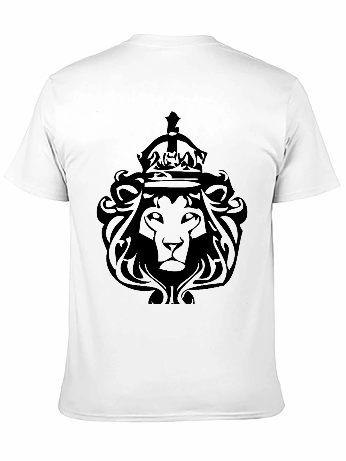 Lion King Graphic Tee - Black Crew Neck T-Shirt