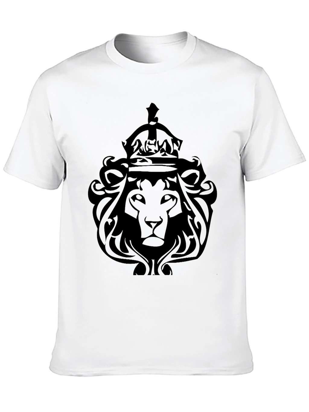 Lion King Graphic Tee - Black Crew Neck T-Shirt