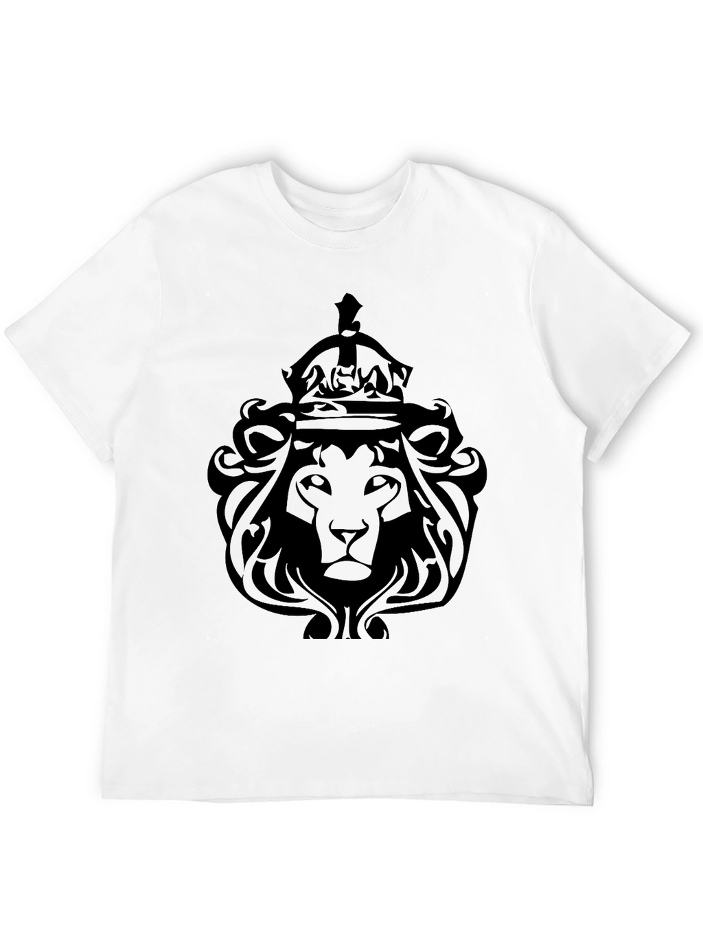 Lion King Graphic Tee - Black Crew Neck T-Shirt