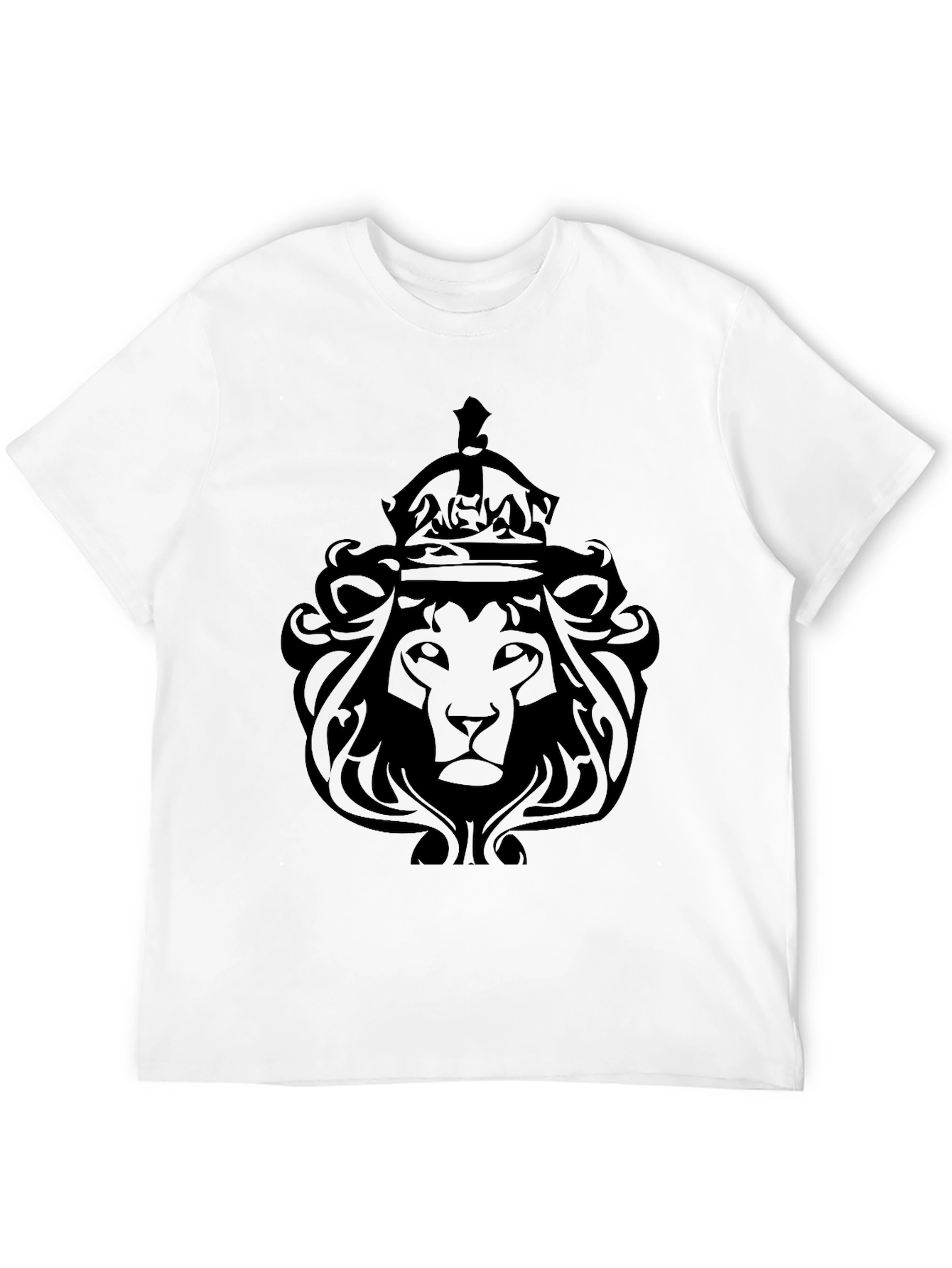 Lion King Graphic Tee - Black Crew Neck T-Shirt