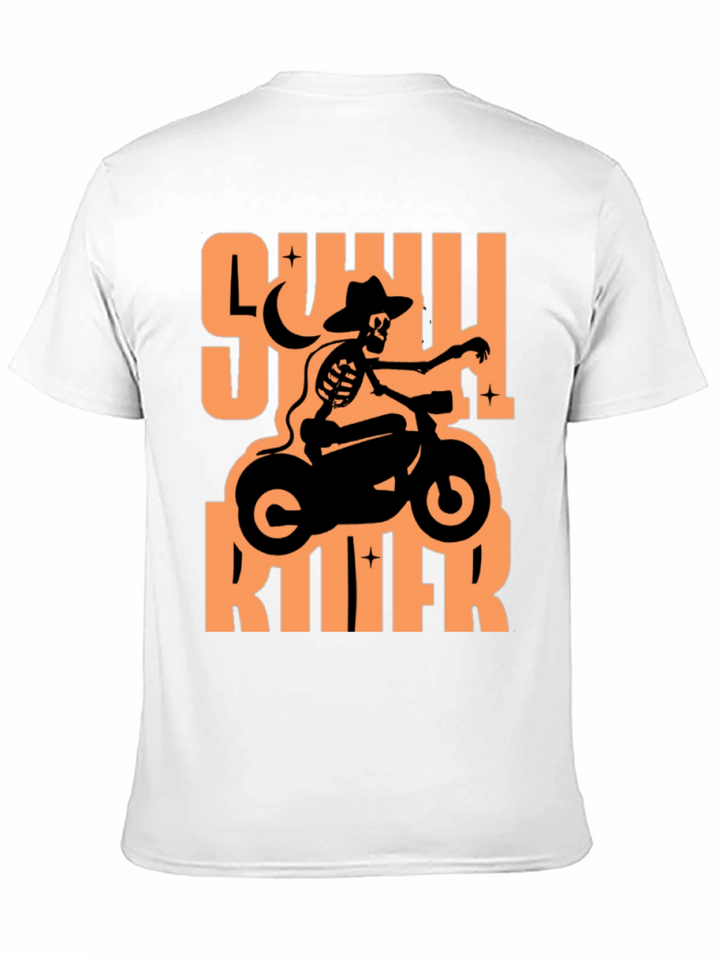 Skull Rider Graphic T-Shirt - Black