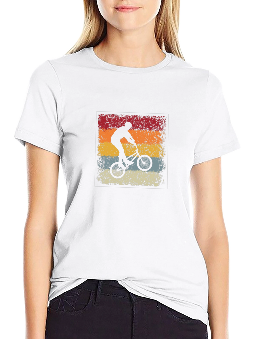 Retro BMX Rider Graphic T-Shirt