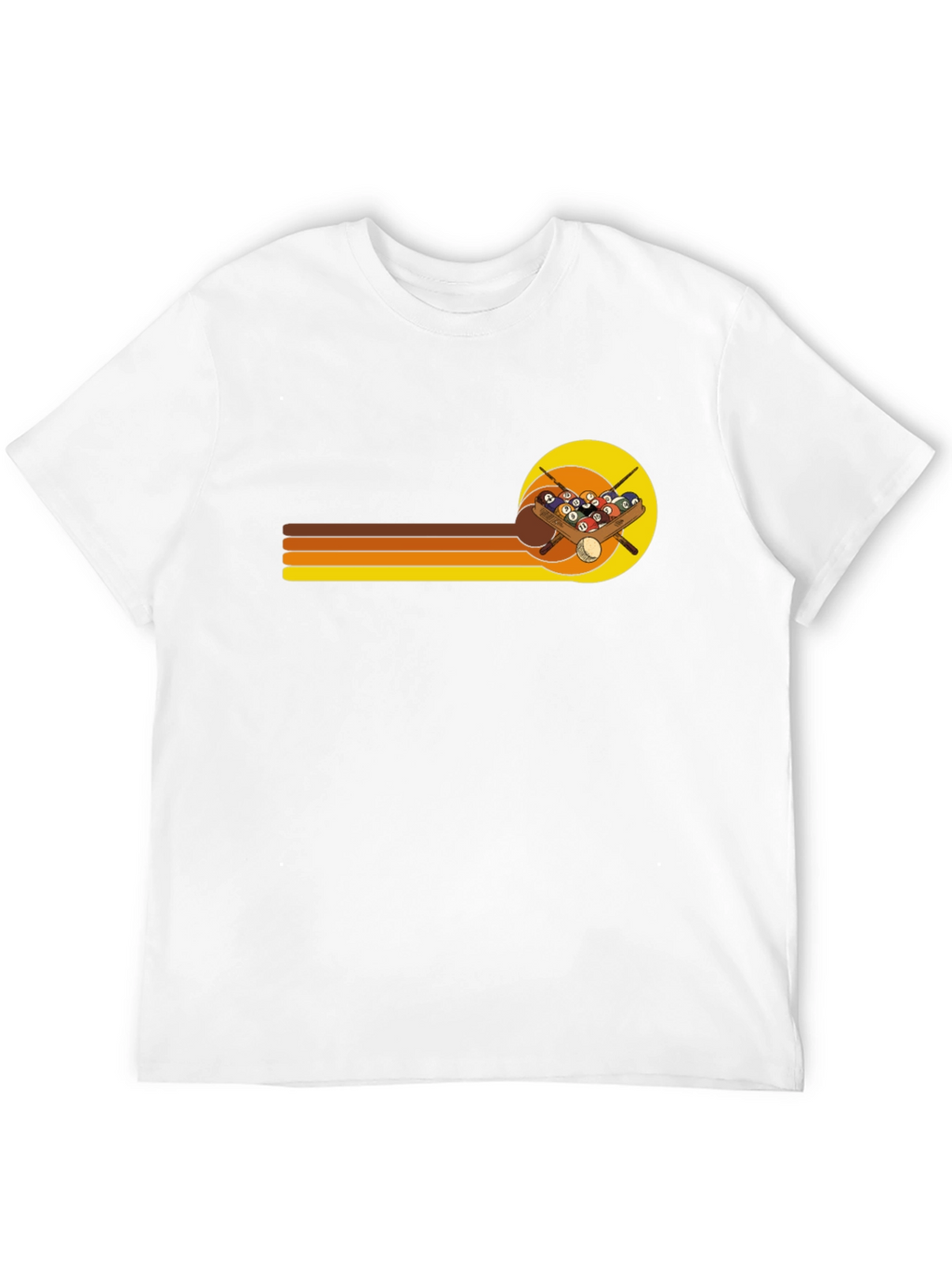 Retro Billiards Graphic T-Shirt