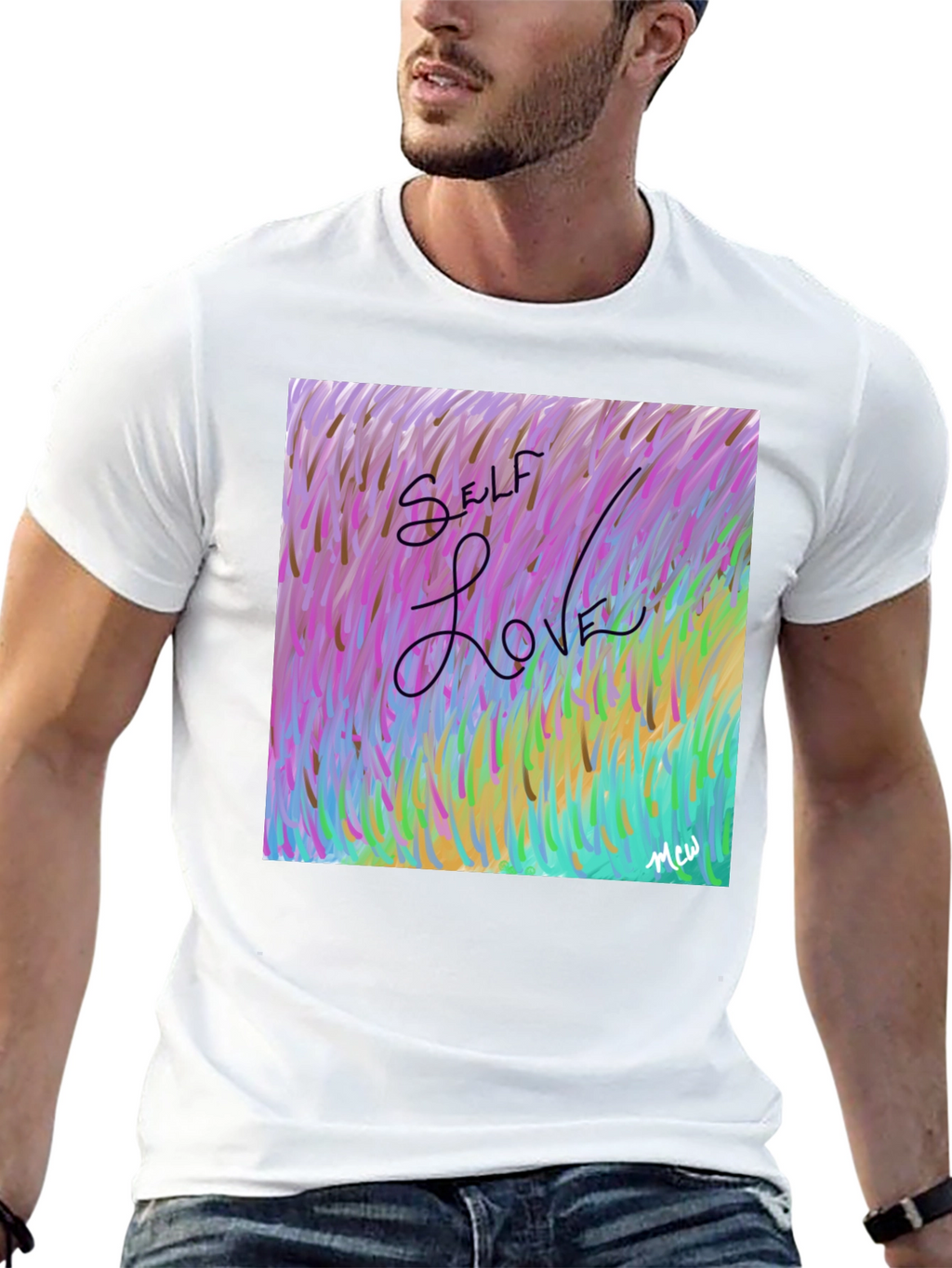Self Love Graphic Tee - Artistic Comfort