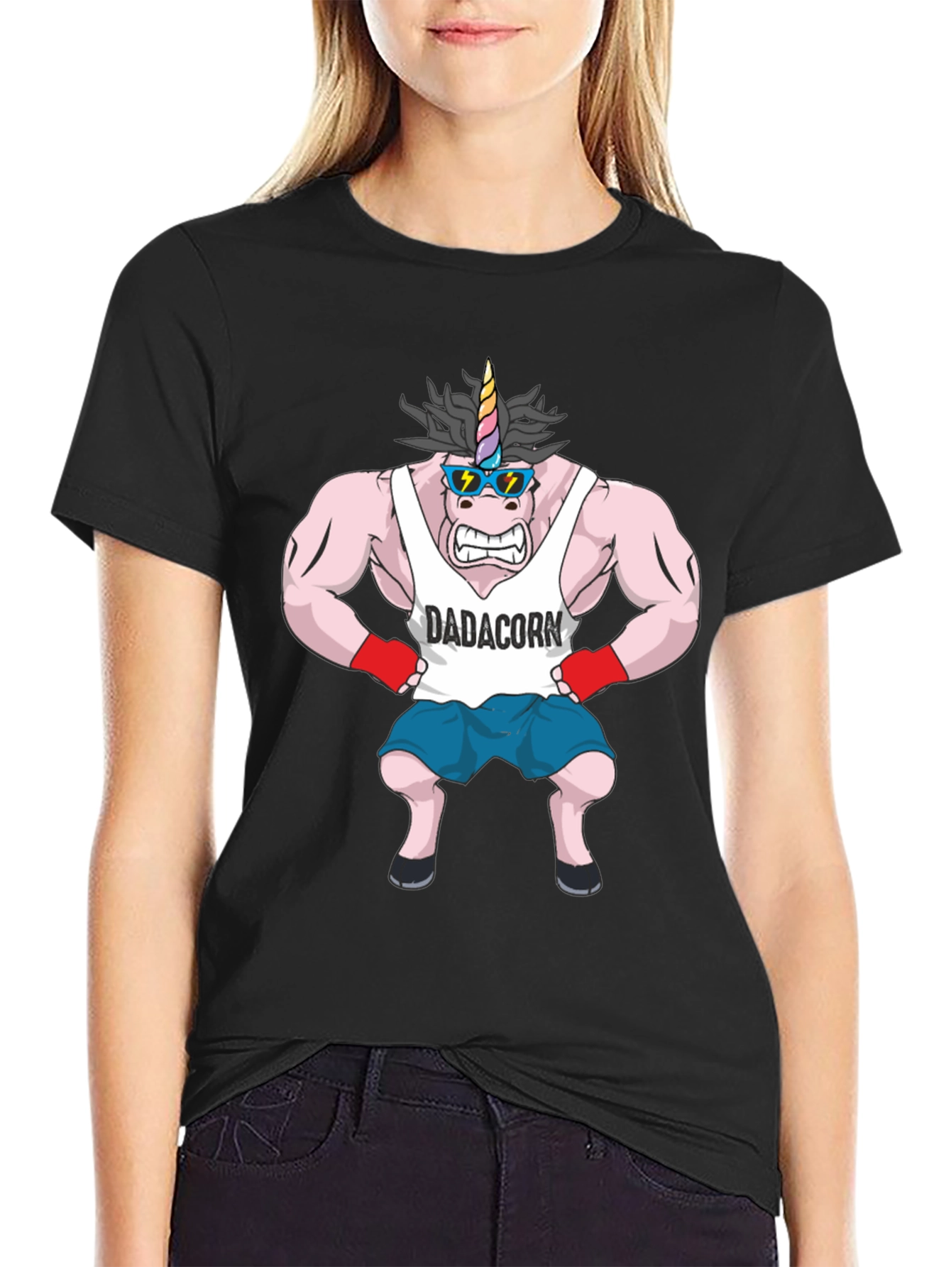 Dadacorn Graphic Tee - Gym Humor