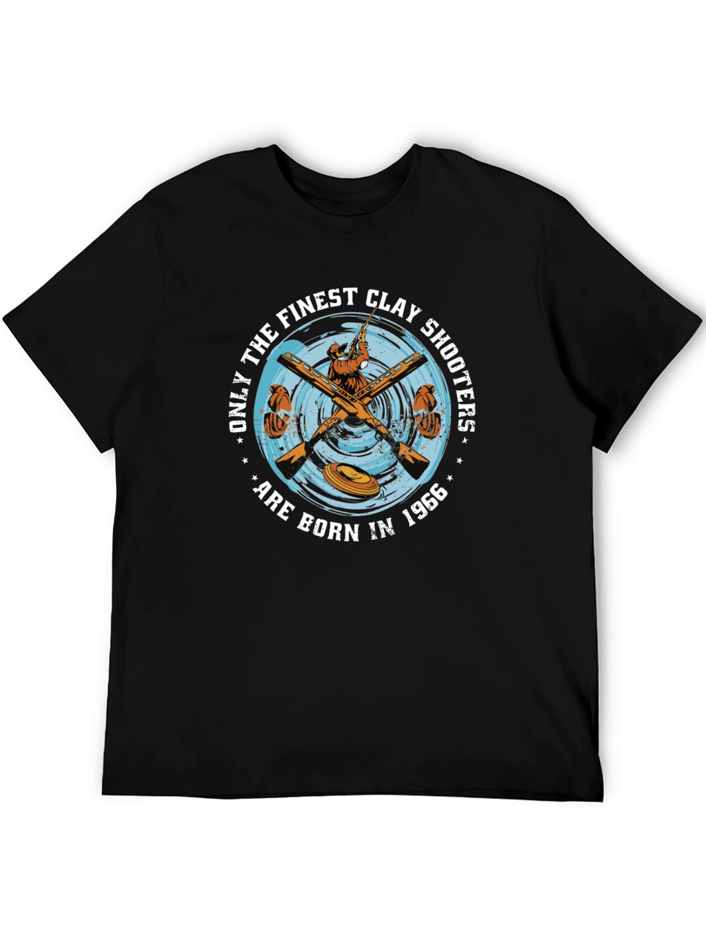 Finest Clay Shooters Black Graphic T-Shirt