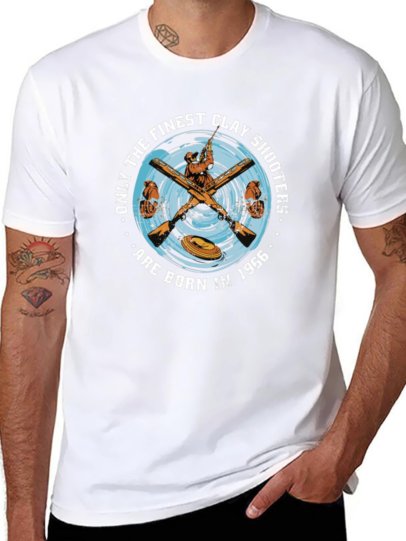 Finest Clay Shooters Black Graphic T-Shirt