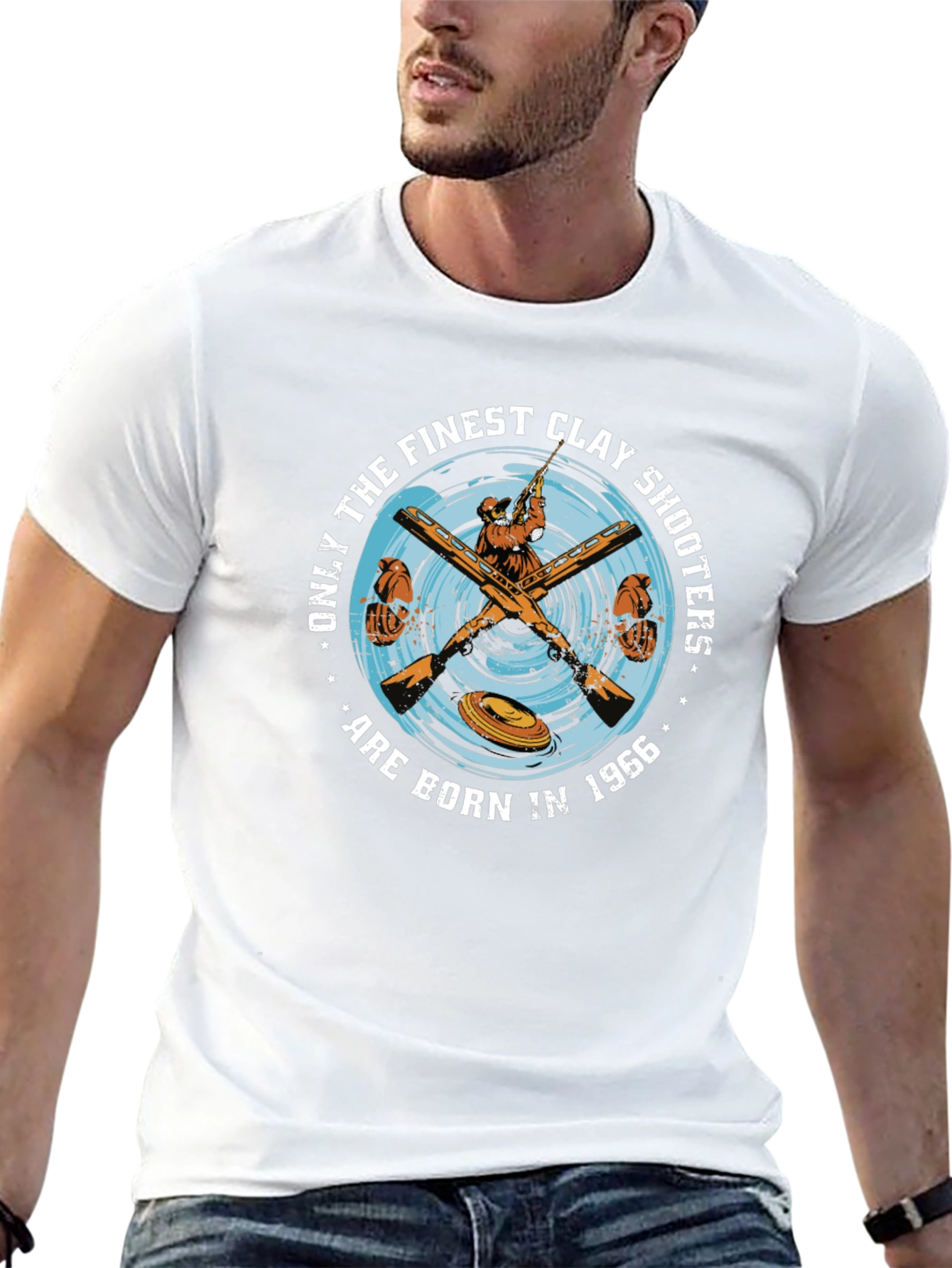 Finest Clay Shooters Black Graphic T-Shirt