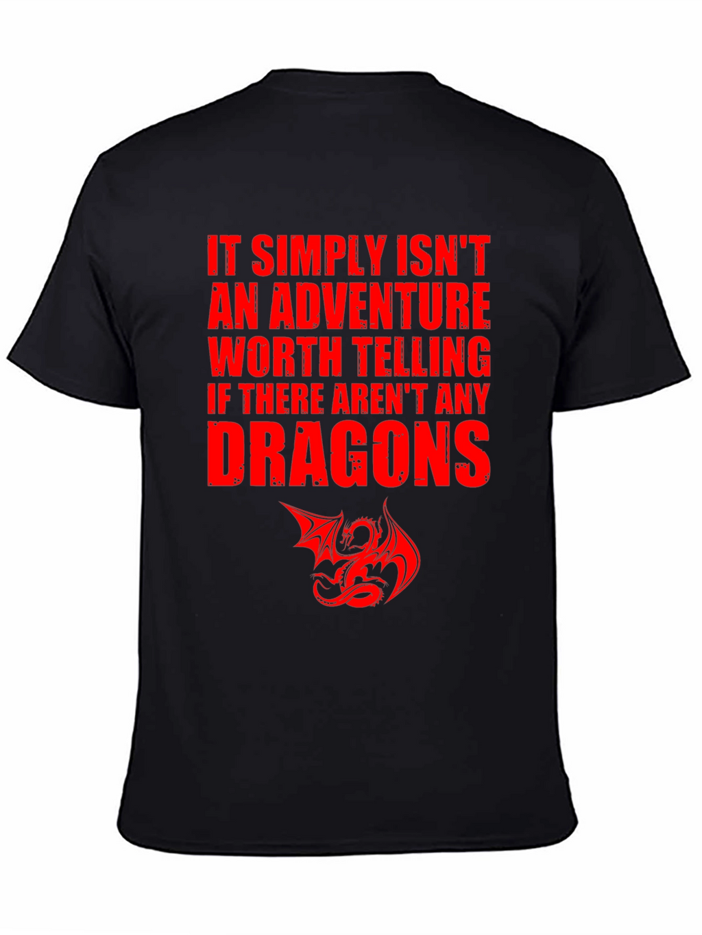 Dragon Adventure T-Shirt - Black Graphic Tee