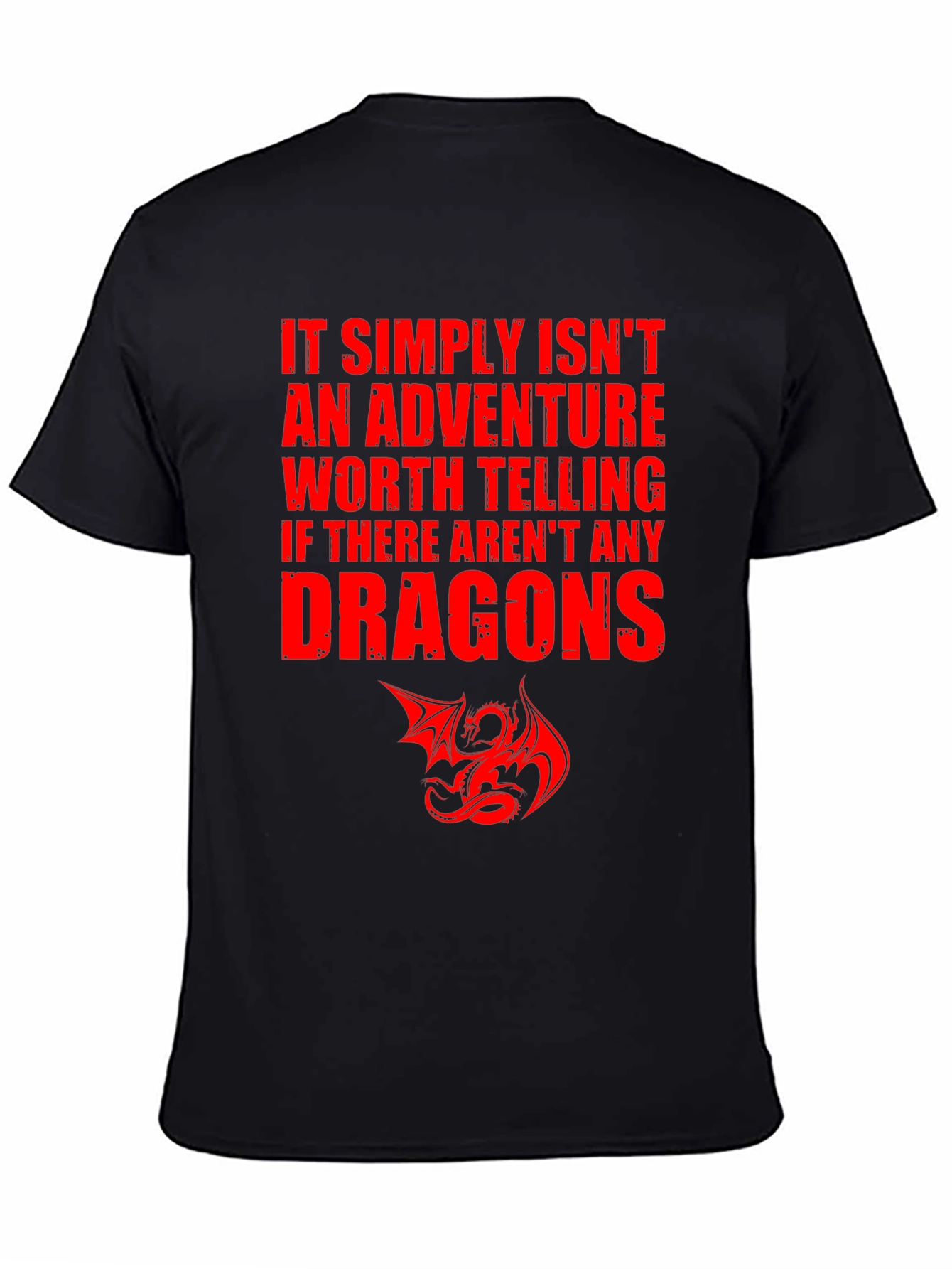 Dragon Adventure T-Shirt - Black Graphic Tee
