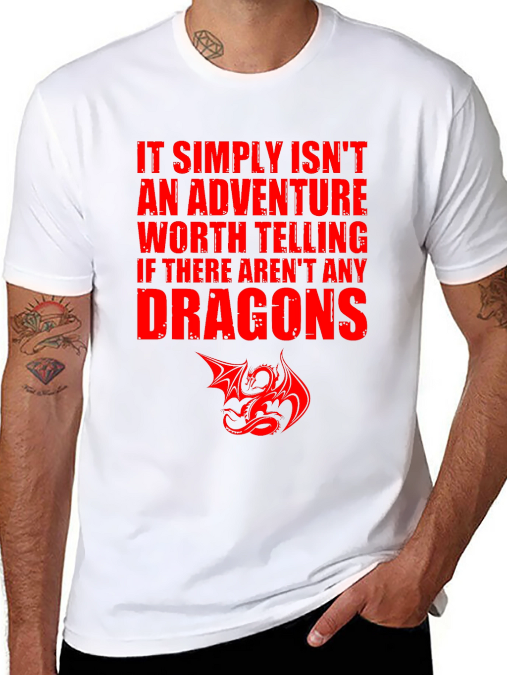 Dragon Adventure T-Shirt - Black Graphic Tee