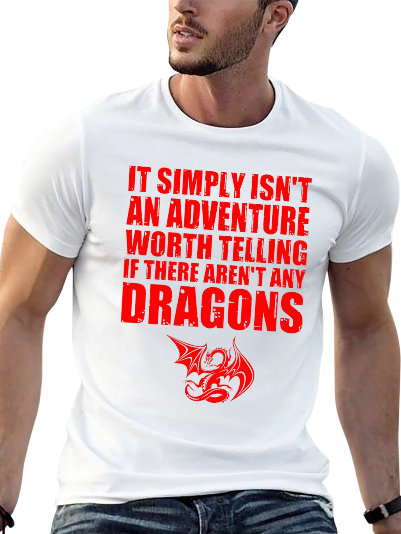 Dragon Adventure T-Shirt - Black Graphic Tee