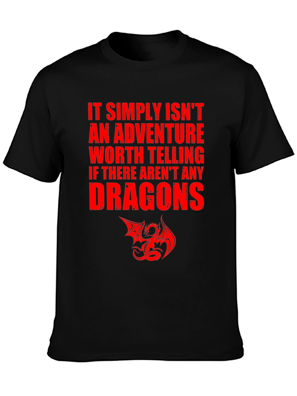 Dragon Adventure T-Shirt - Black Graphic Tee