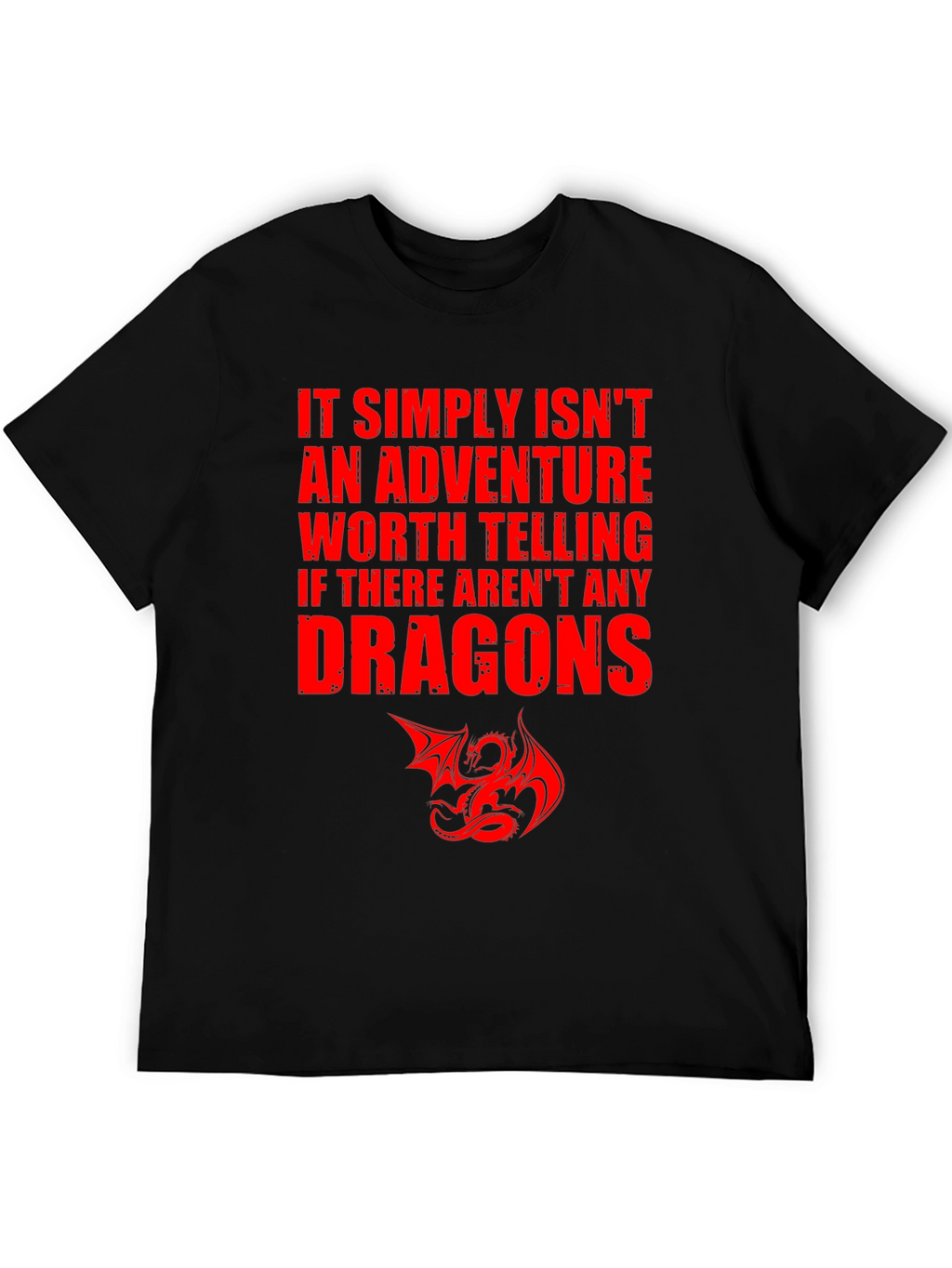 Dragon Adventure T-Shirt - Black Graphic Tee