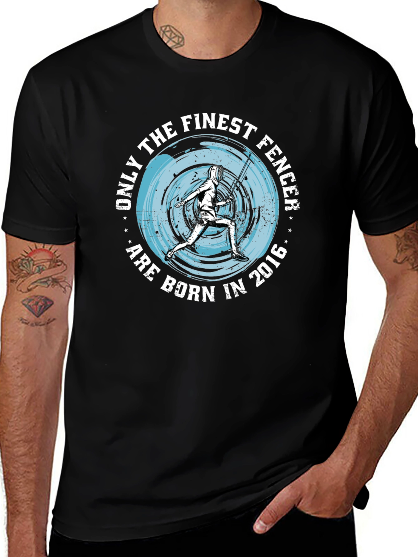 Finest Fencer 2016 Black T-Shirt