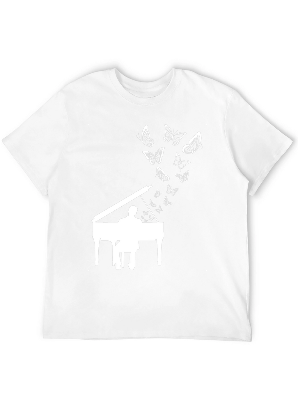 Piano Player Butterfly T-Shirt