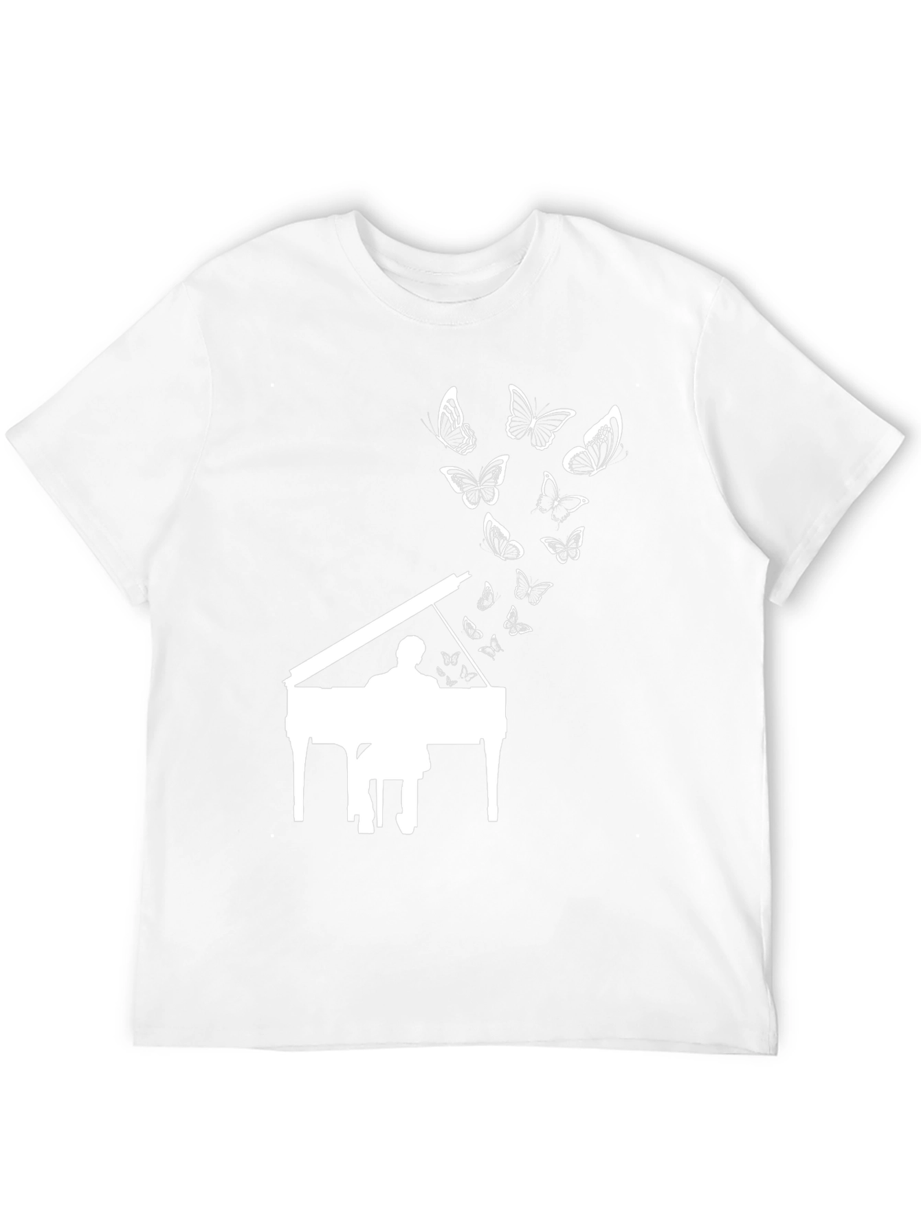 Piano Player Butterfly T-Shirt