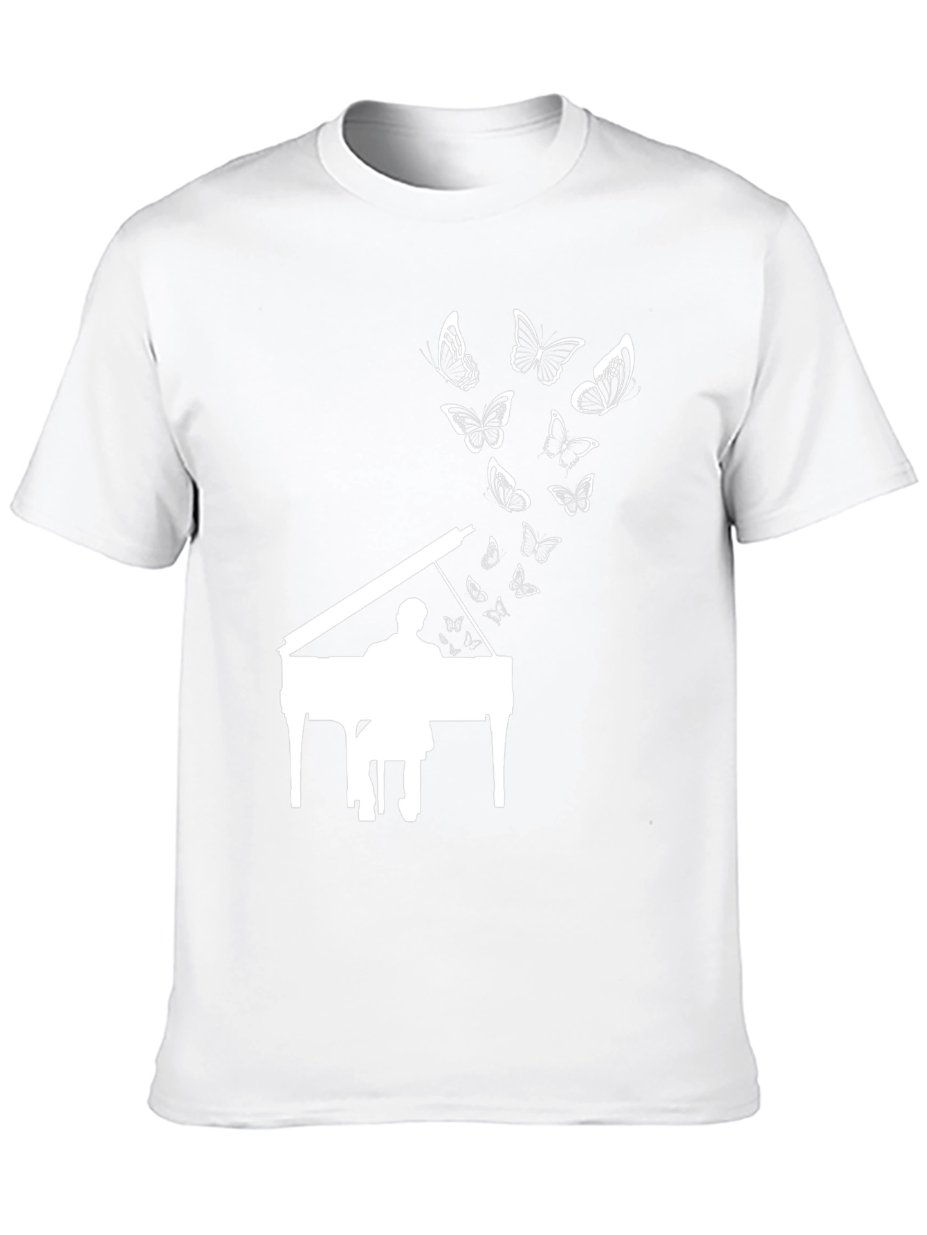Piano Player Butterfly T-Shirt