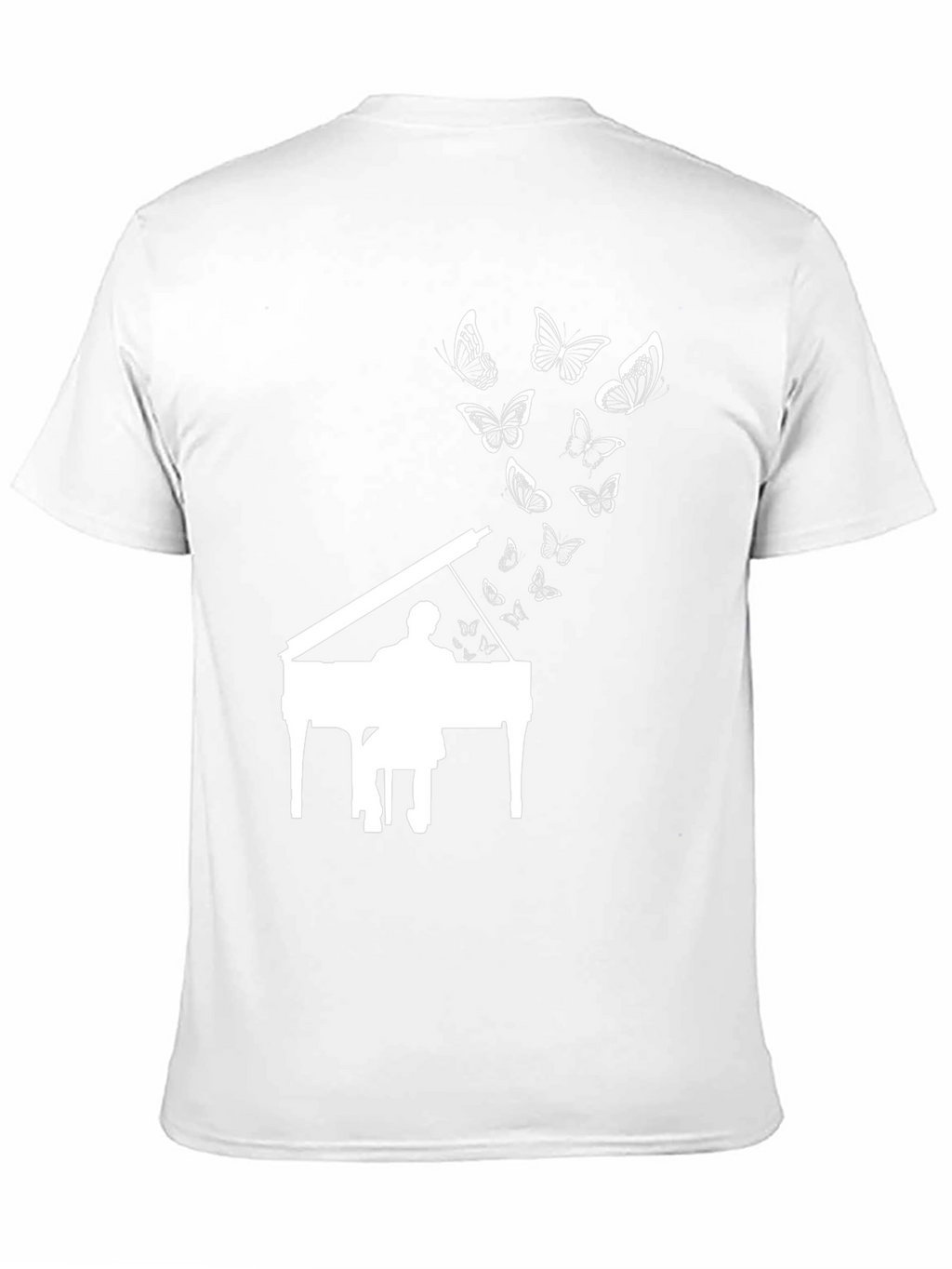 Piano Player Butterfly T-Shirt