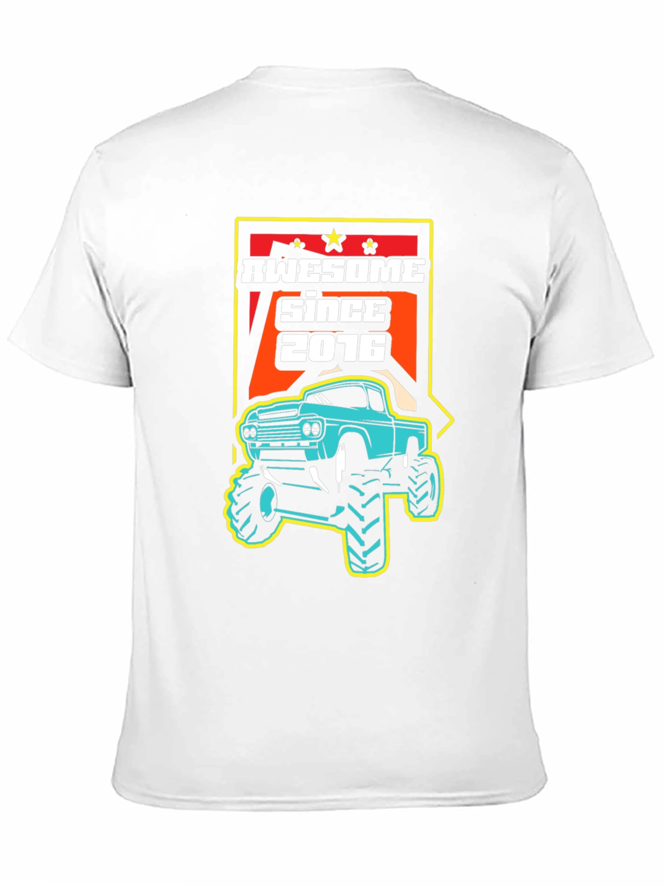 Awesome Since 2016 Monster Truck Graphic Tee