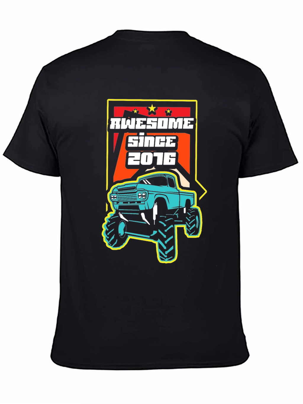 Awesome Since 2016 Monster Truck Graphic Tee