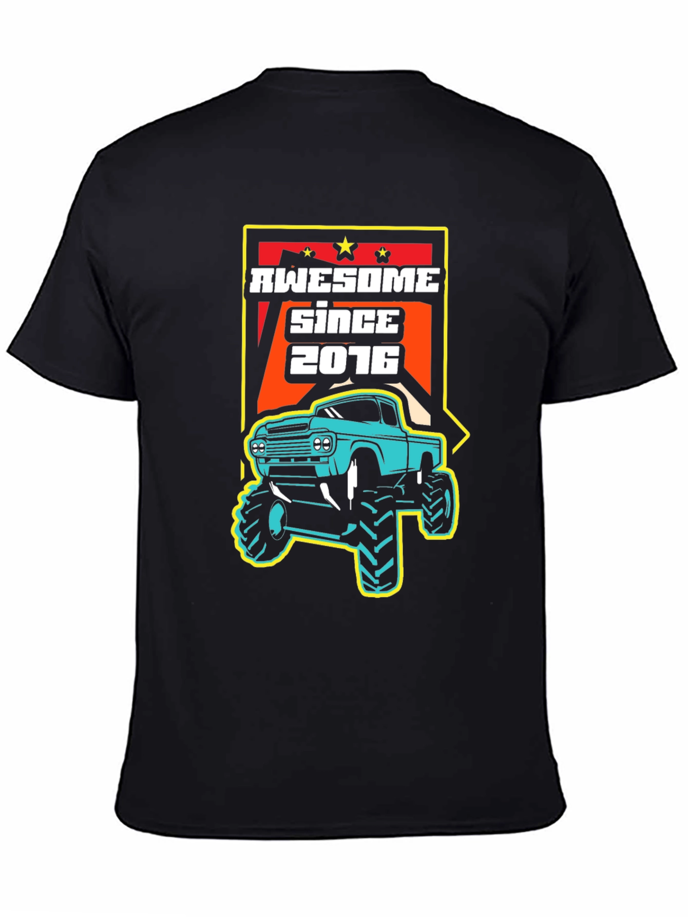Awesome Since 2016 Monster Truck Graphic Tee