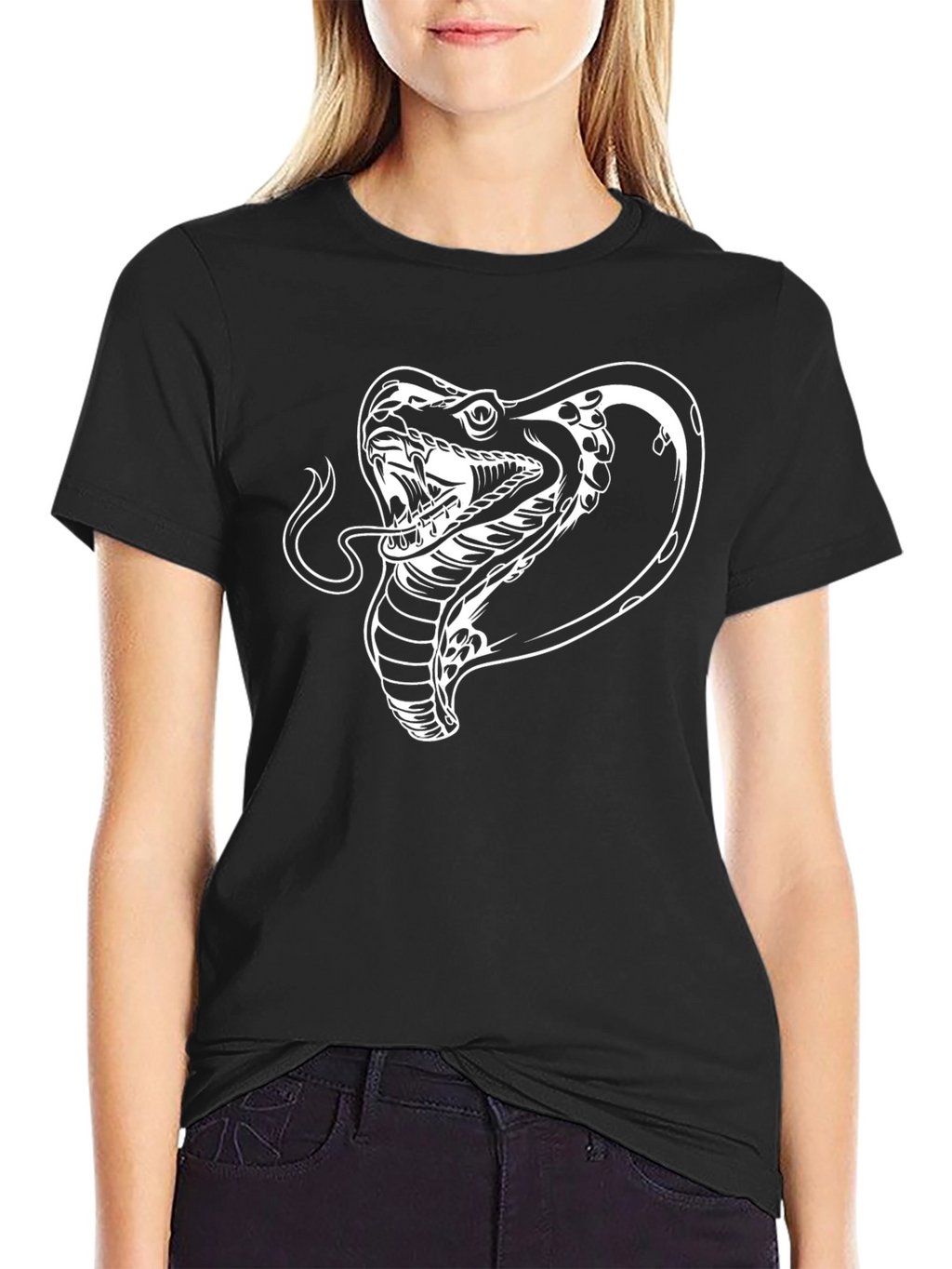 Cobra Snake Graphic Tee - Cool Design!