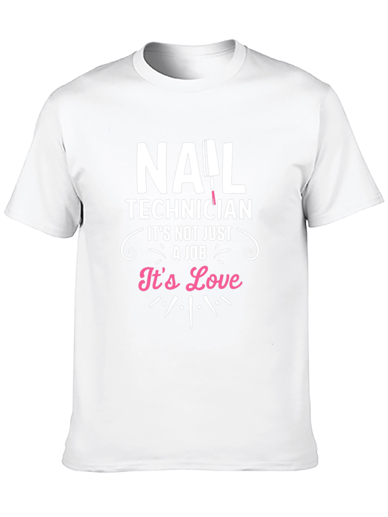 Nail Technician Love T-Shirt - Black
