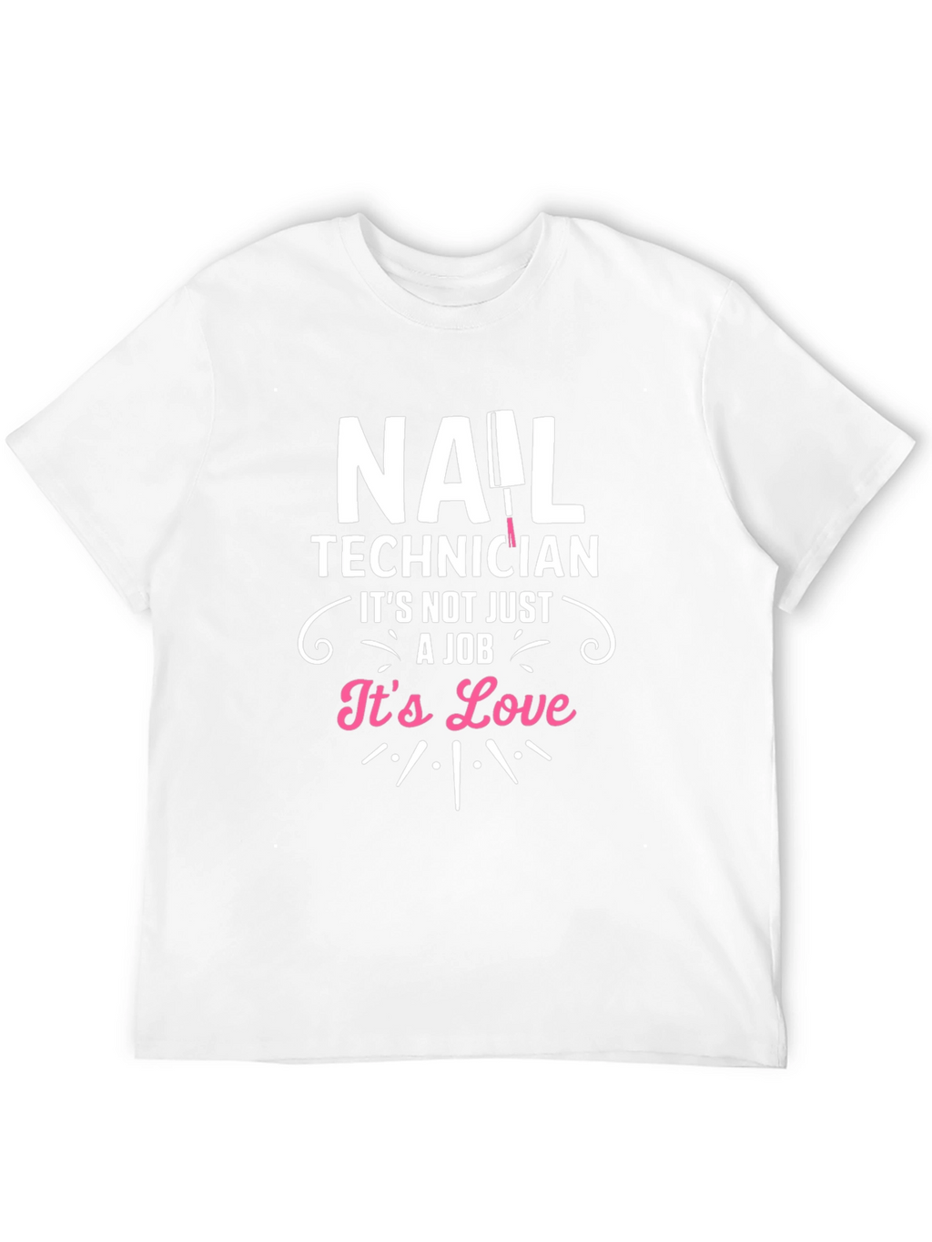 Nail Technician Love T-Shirt - Black