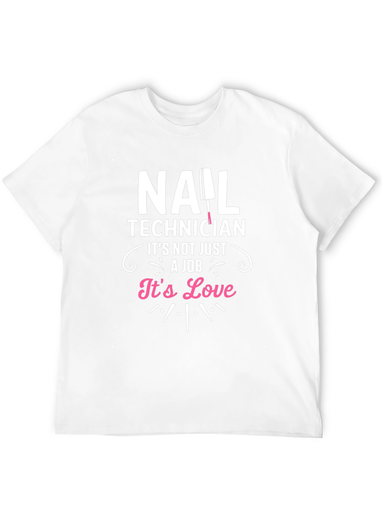 Nail Technician Love T-Shirt - Black