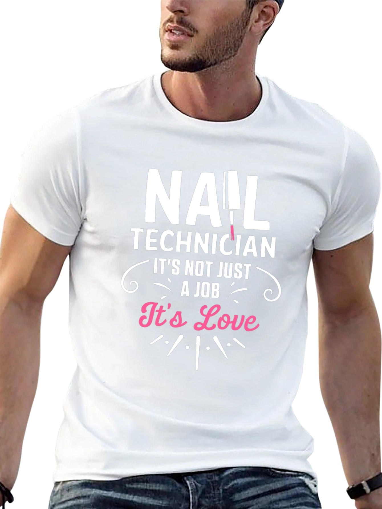 Nail Technician Love T-Shirt - Black