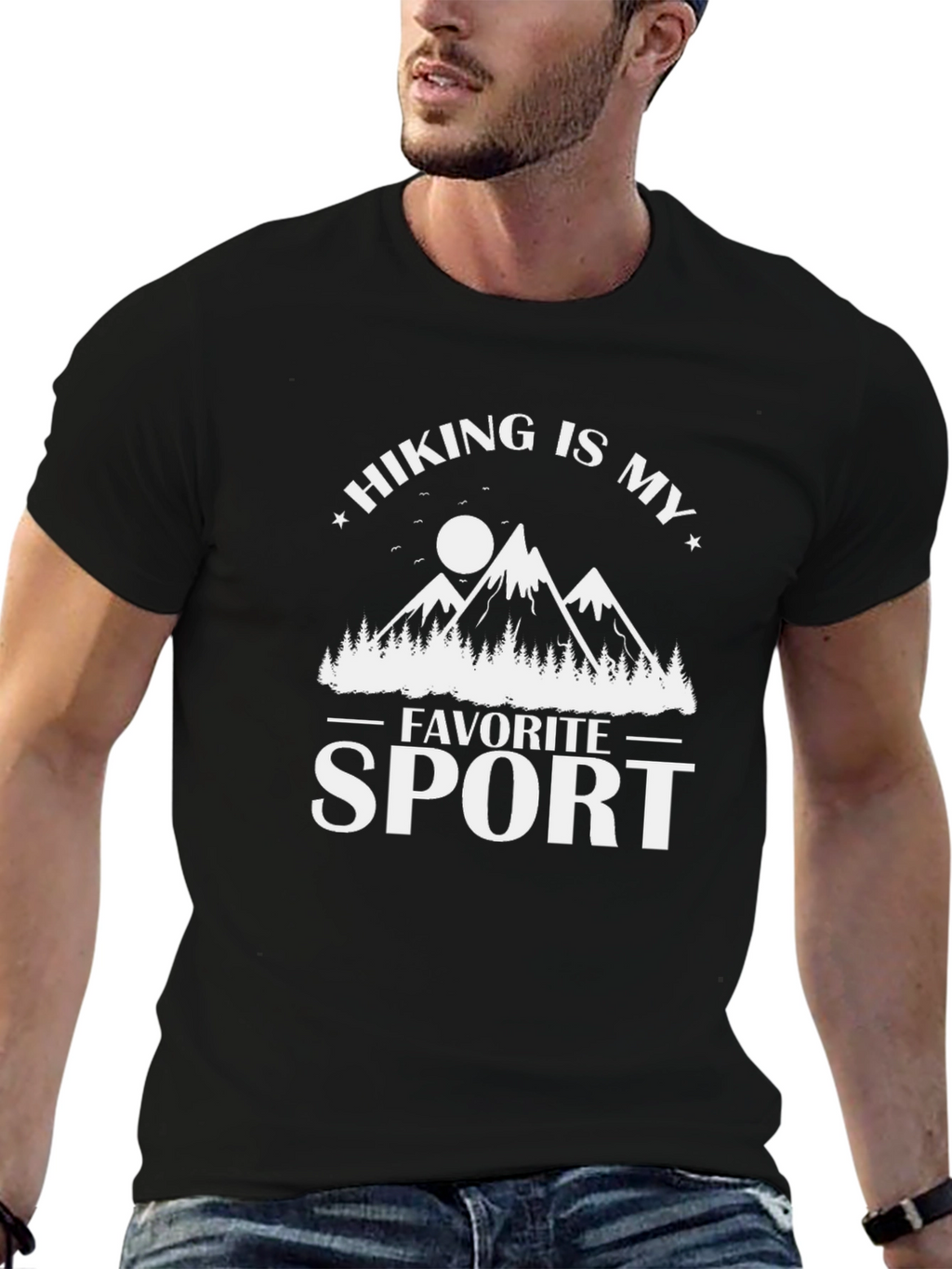 Hiking is My Favorite Sport Graphic Tee