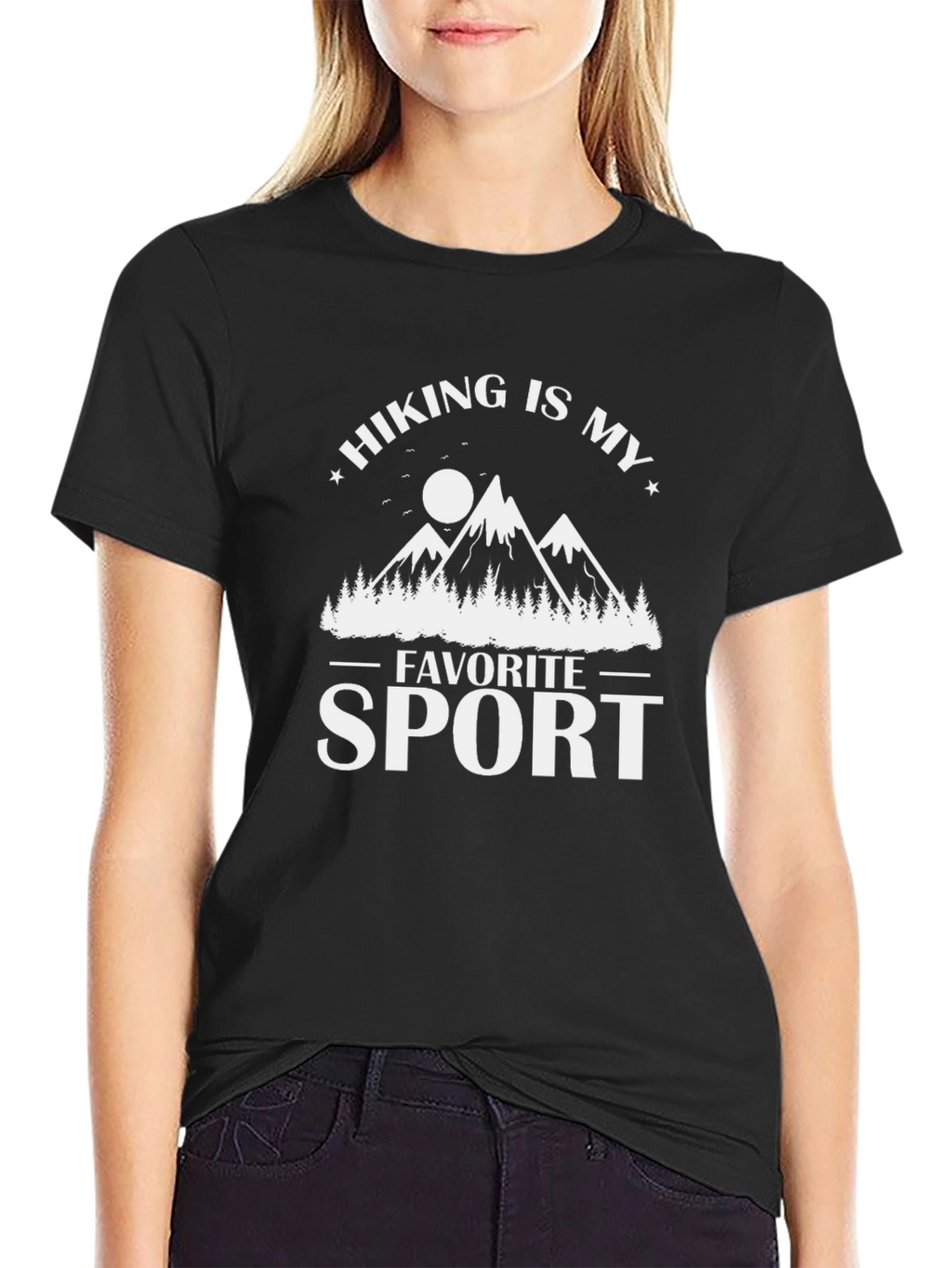 Hiking is My Favorite Sport Graphic Tee