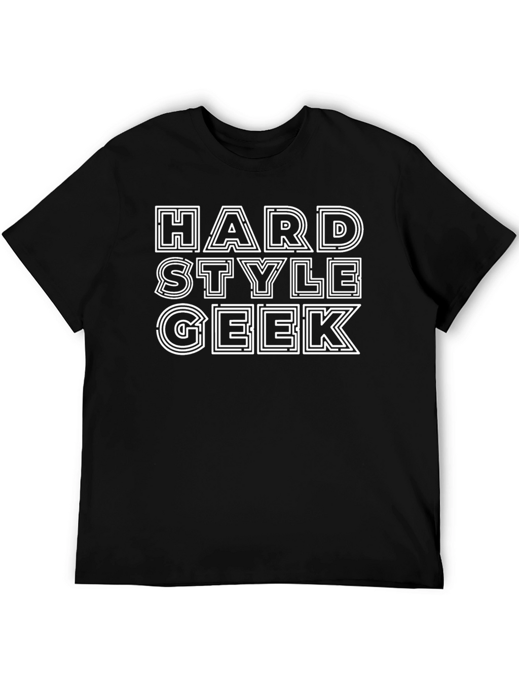 Hardstyle Geek Graphic T-Shirt - Black Cotton Tee