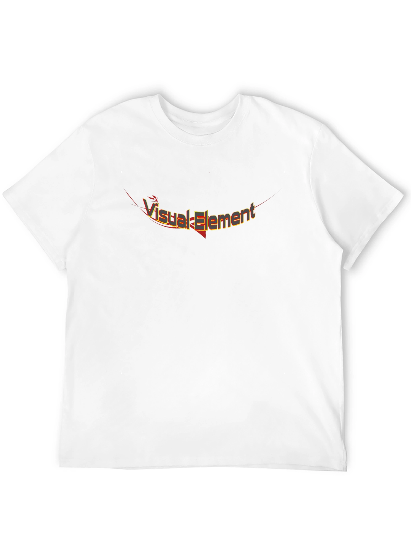 Visual Element Graphic Tee - Black Cotton Blend