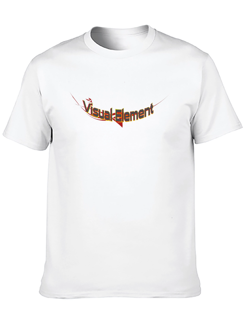 Visual Element Graphic Tee - Black Cotton Blend