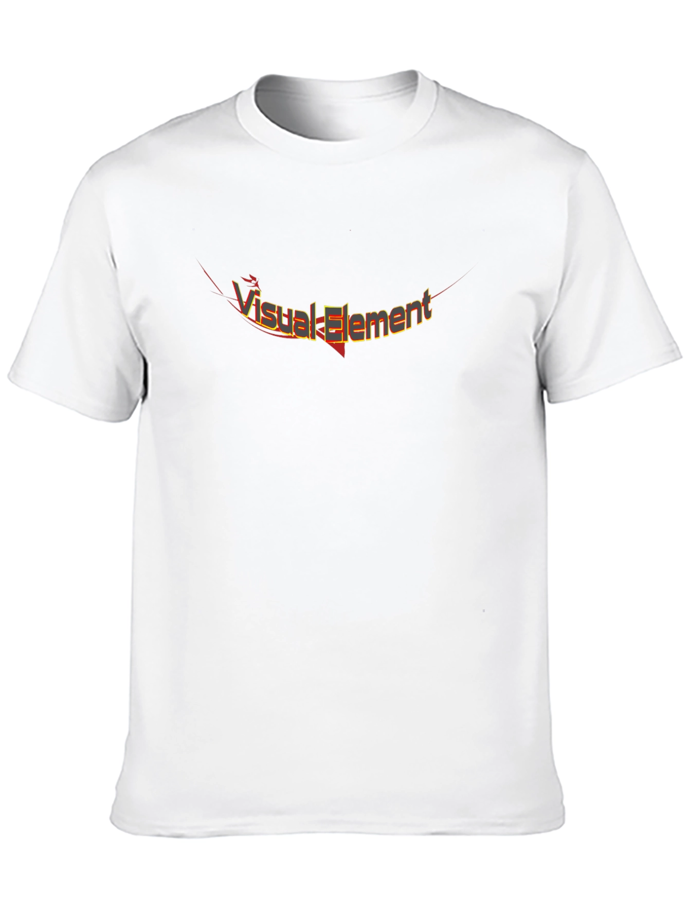 Visual Element Graphic Tee - Black Cotton Blend