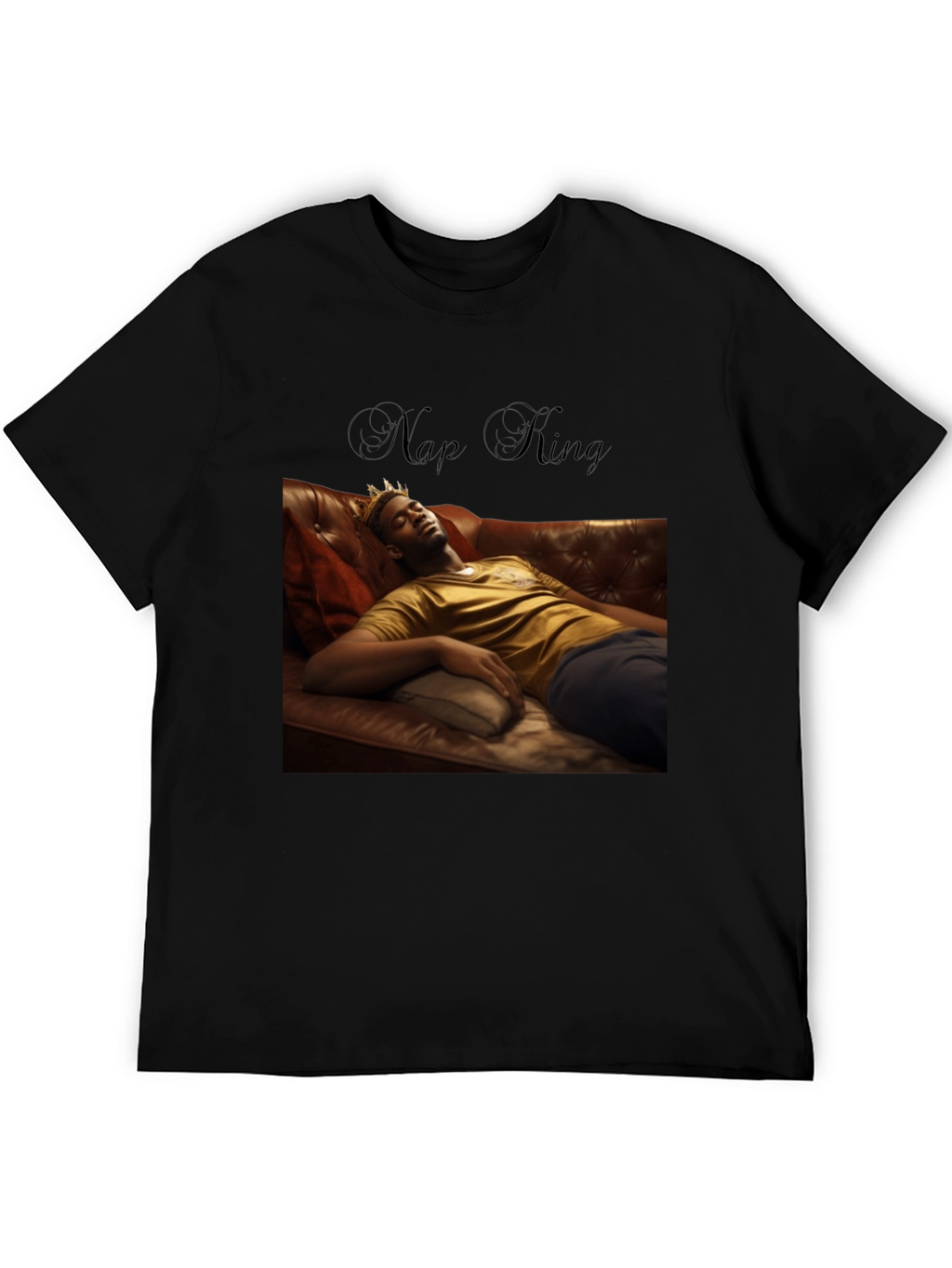 Nap King T-Shirt - Relax in Royal Style