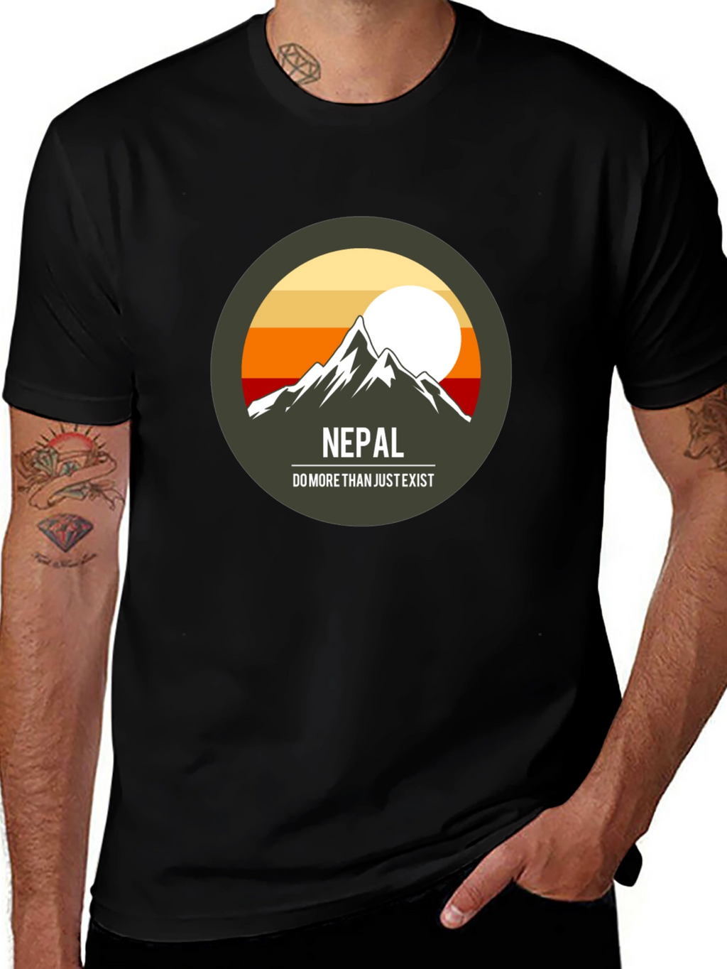 Nepal Adventure Graphic T-Shirt