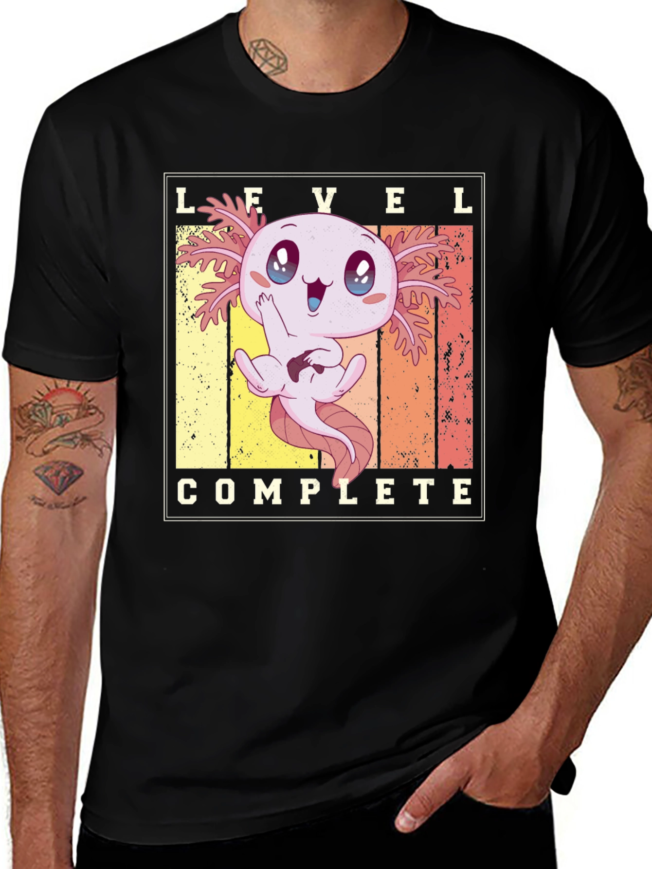 Level Complete Axolotl Gamer T-Shirt