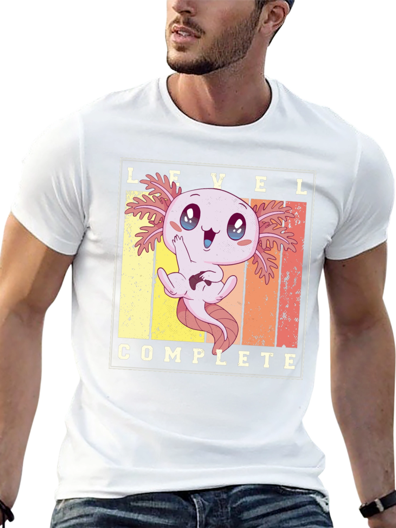 Level Complete Axolotl Gamer T-Shirt