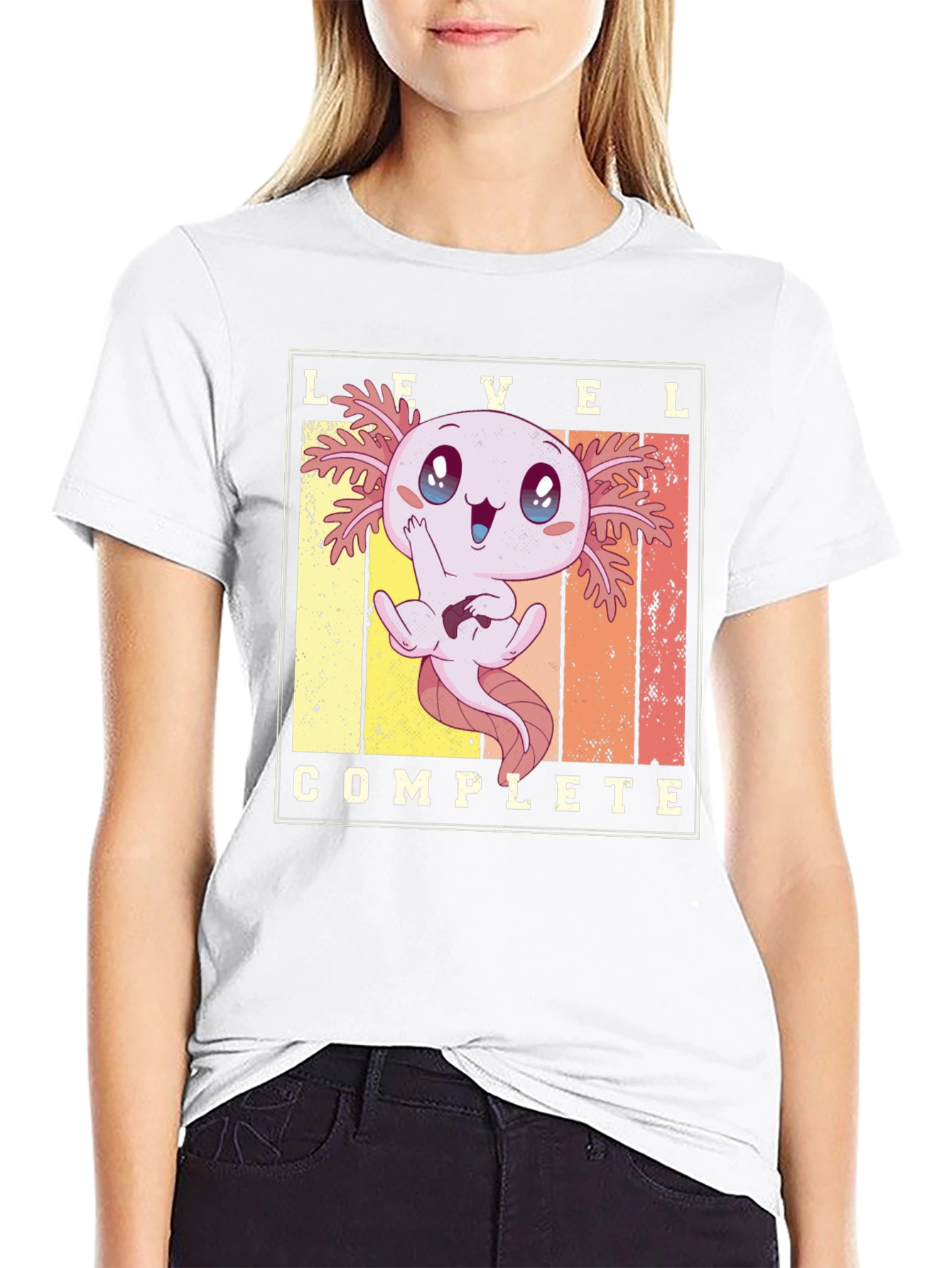 Level Complete Axolotl Gamer T-Shirt