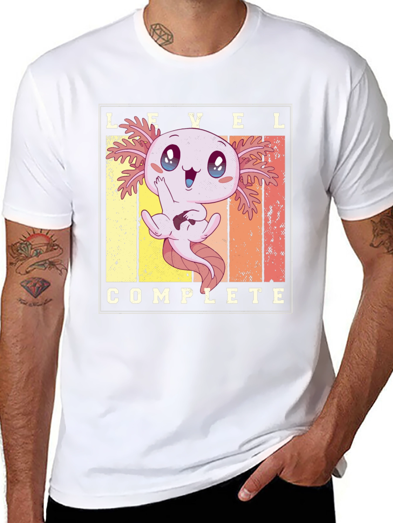 Level Complete Axolotl Gamer T-Shirt