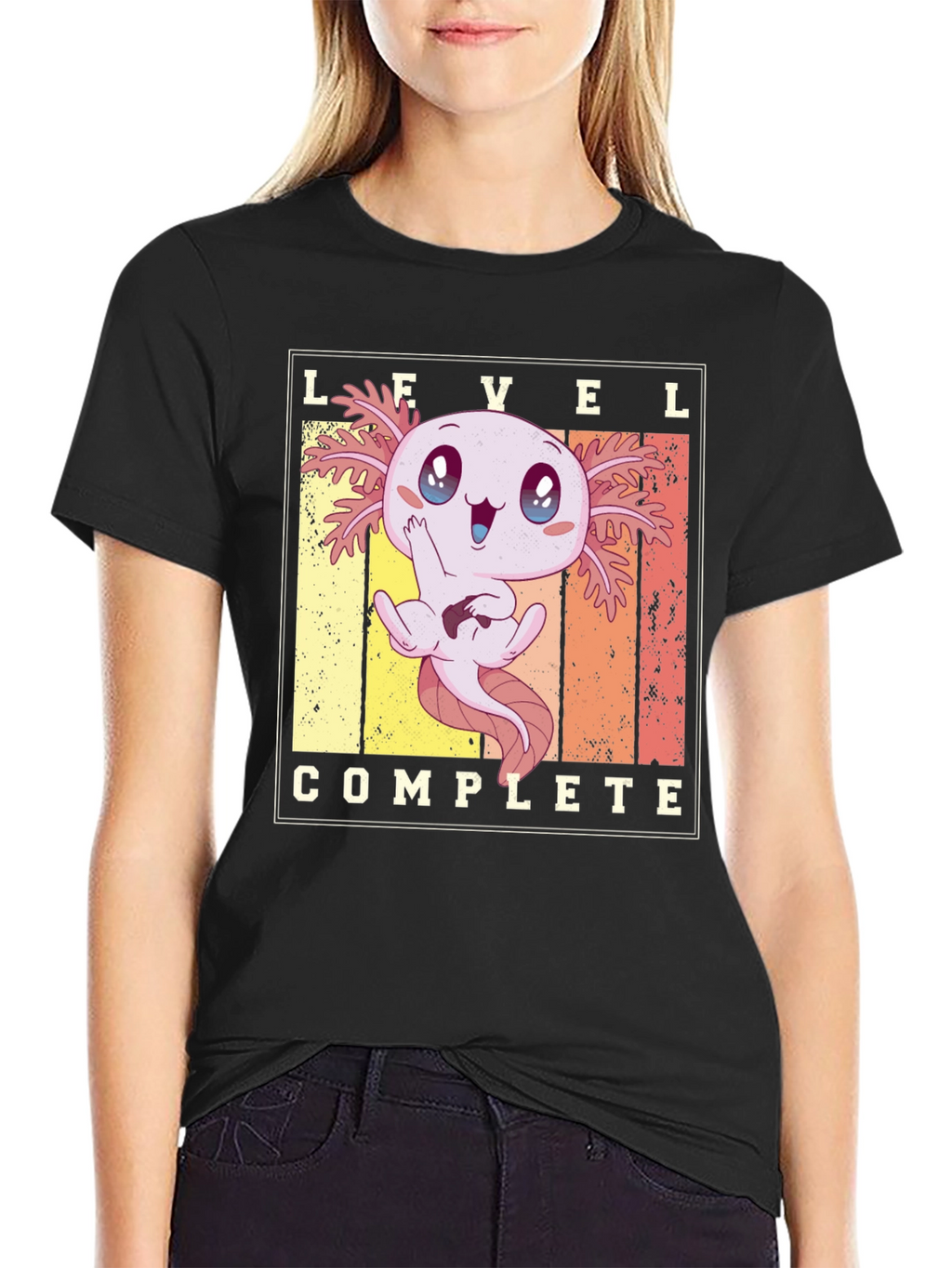 Level Complete Axolotl Gamer T-Shirt
